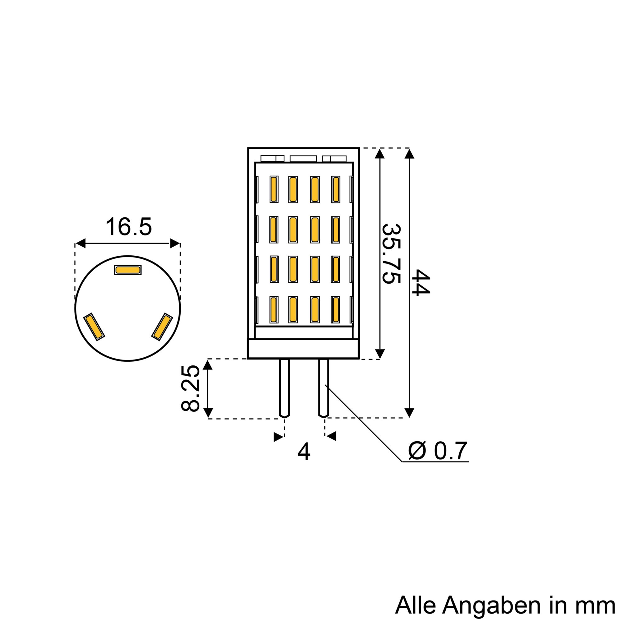 David Leuchten Diody LED G4, 3,2 W