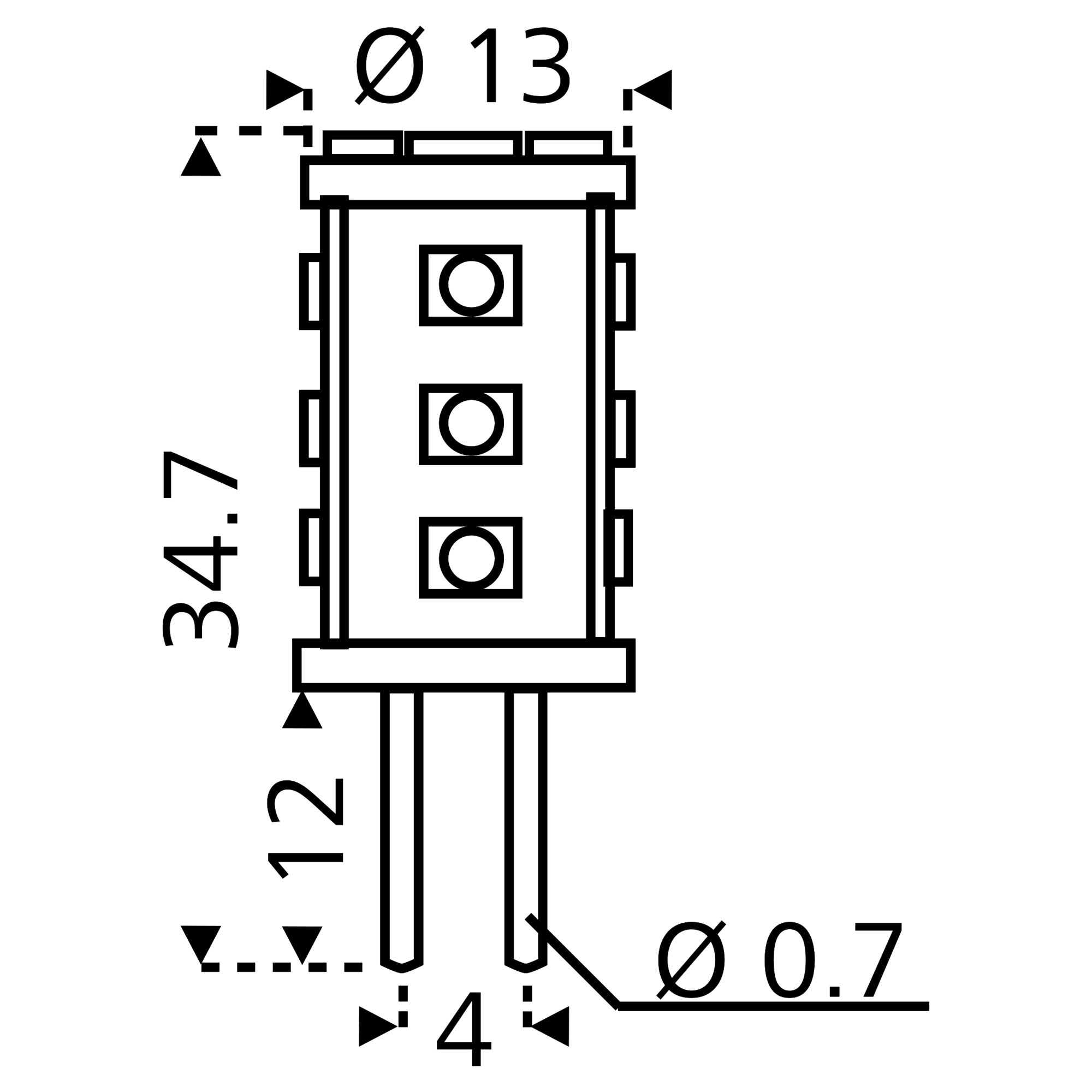 David Leuchten Diody LED G4, 1 W