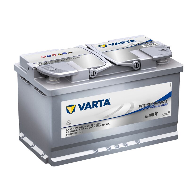 VARTA Akumulator AGM dwufunkcyjny, 80 Ah