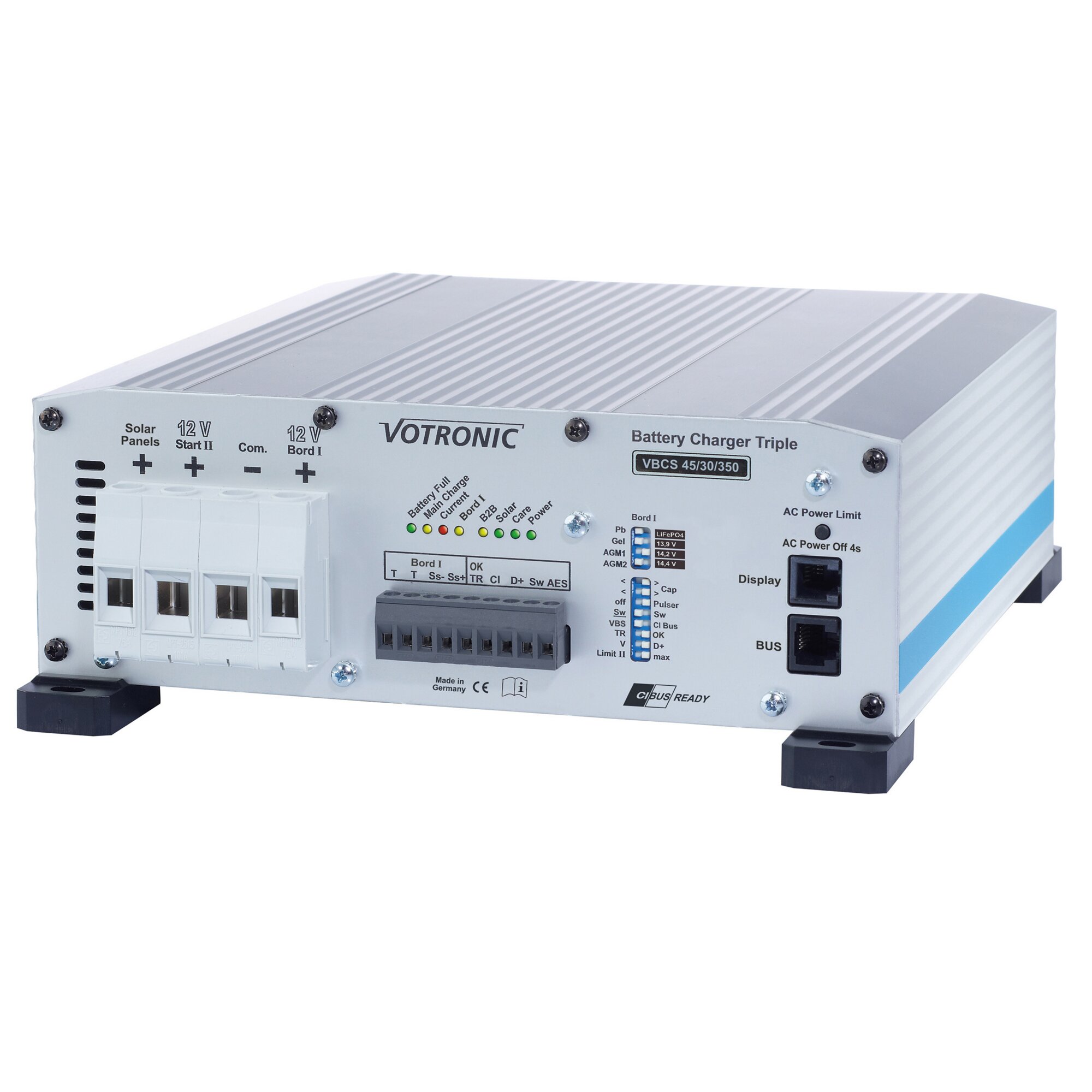 VOTRONIC Ładowarka akumulatorów VBCS Potrójna, 30 A