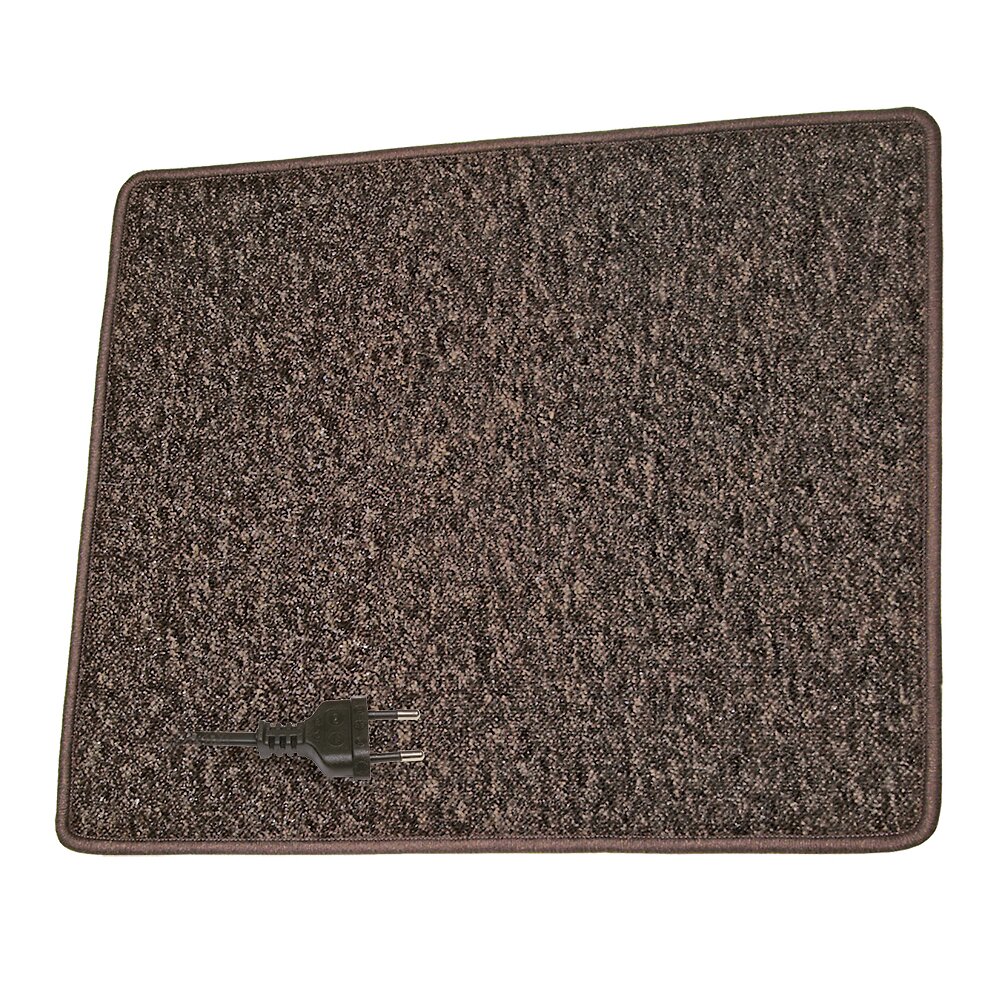 Pro Car Mata grzewcza 230 V/100 x 60 cm, ciemnobrązowa