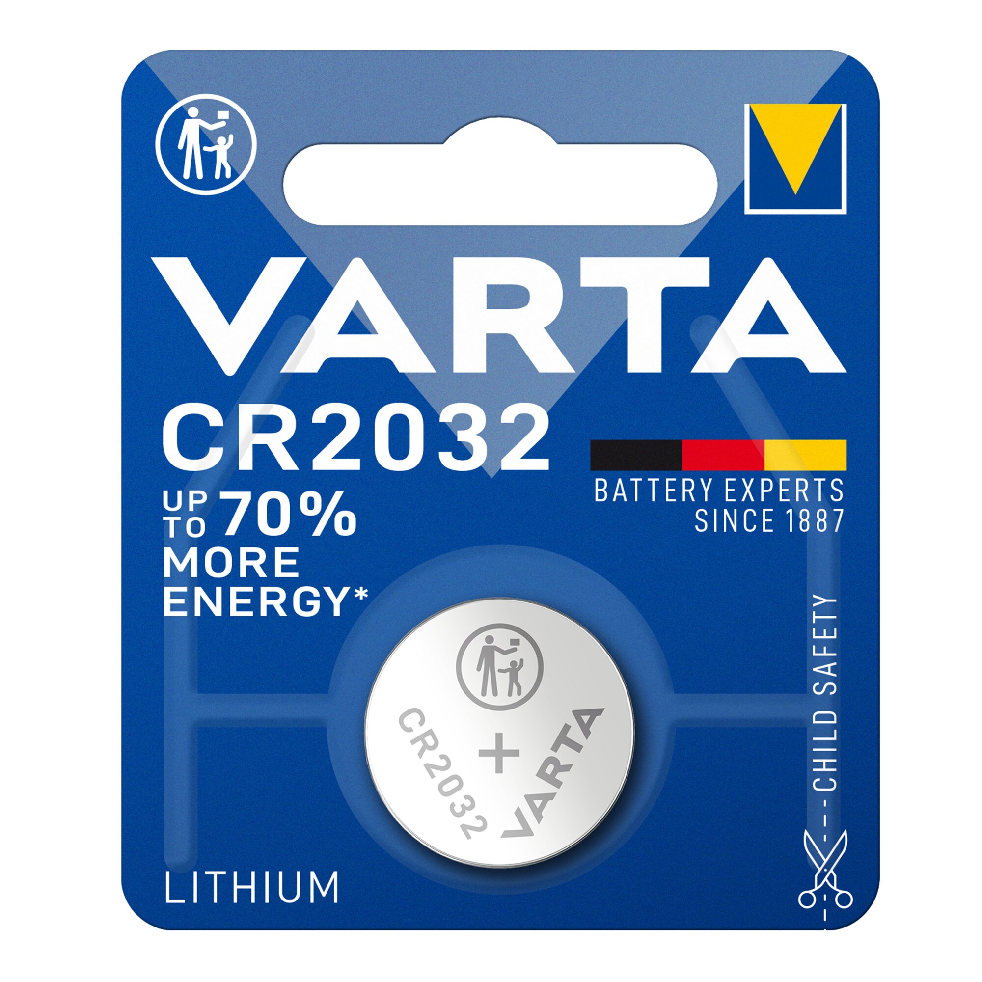 VARTA Litowa bateria guzikowa Hightech, moneta litowa CR2032