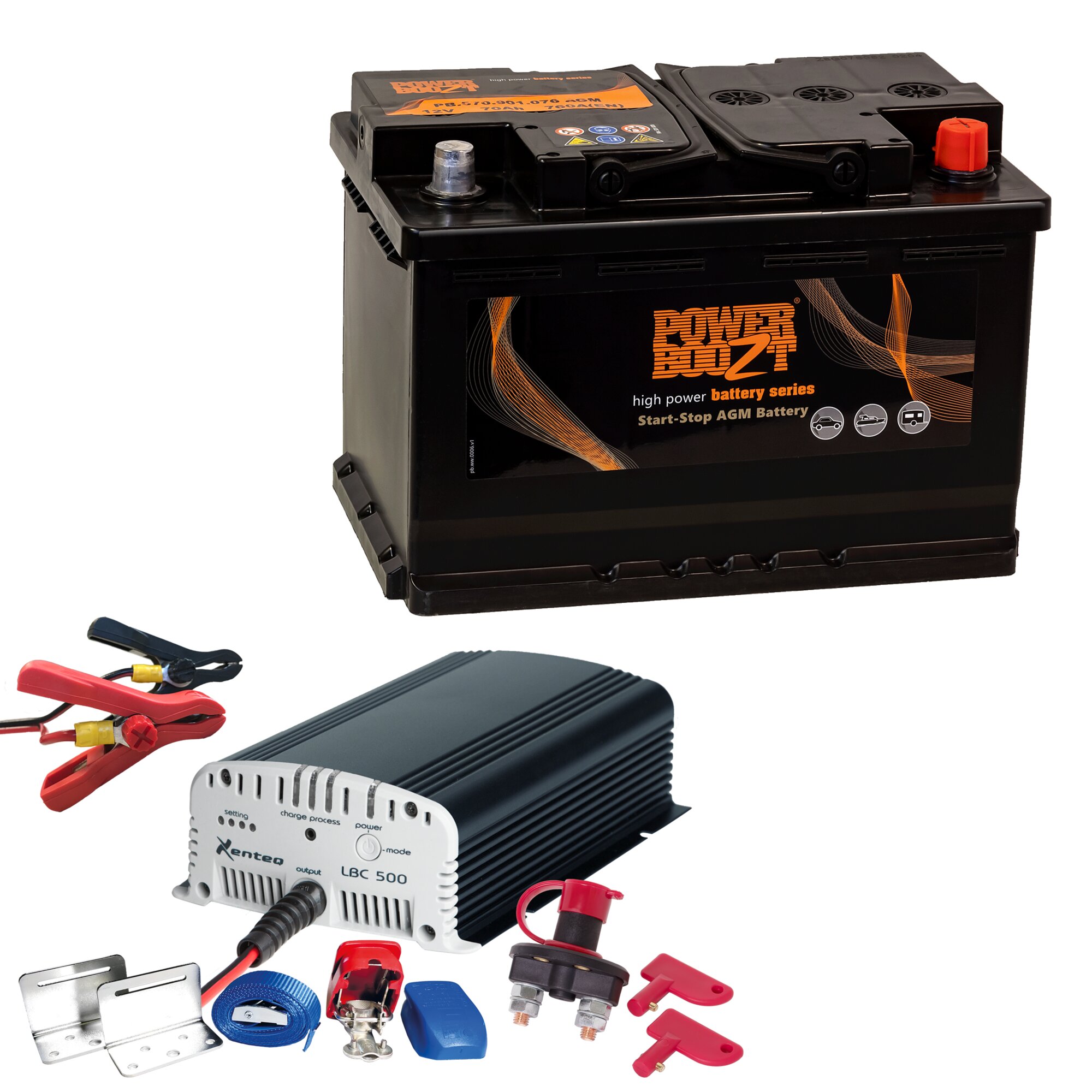 PowerBoozt Podstawowy zestaw PowerSet PB-70 AGM