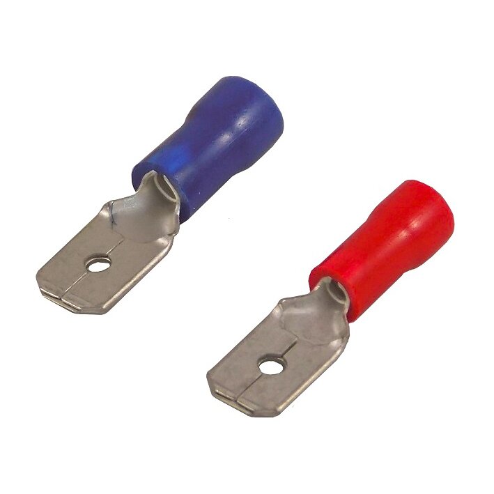 Menbaa Wtyczka płaska, 0,5 – 1,5 mm² czerwona