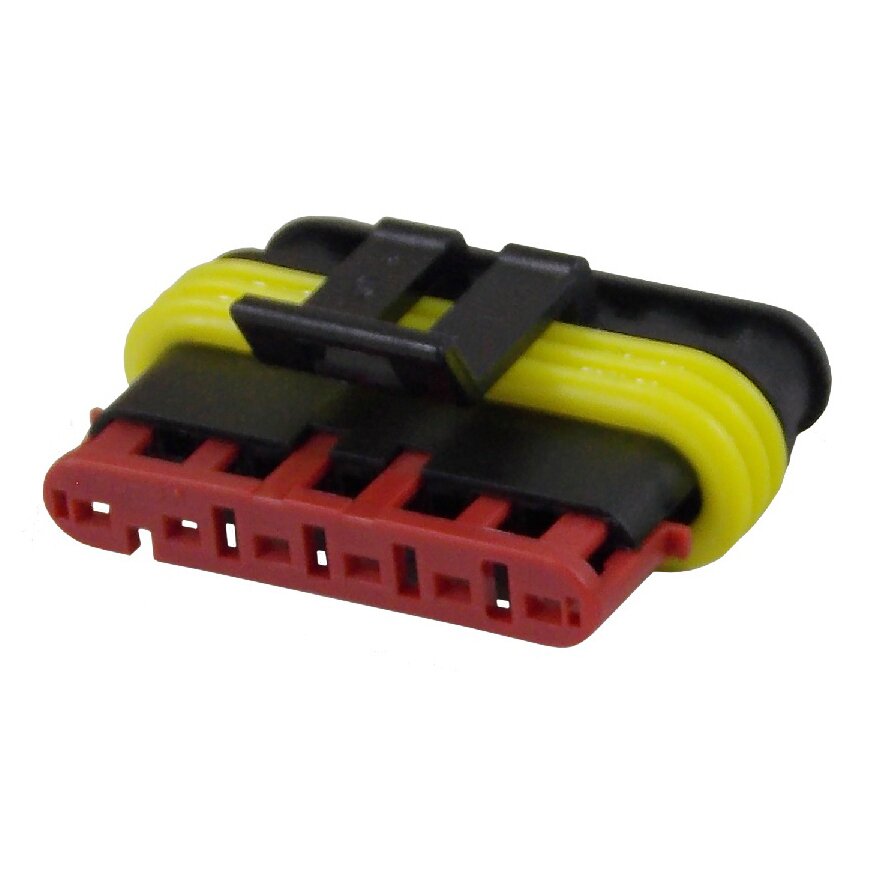 AMP-Superseal Obudowa gniazda Superseal, 6