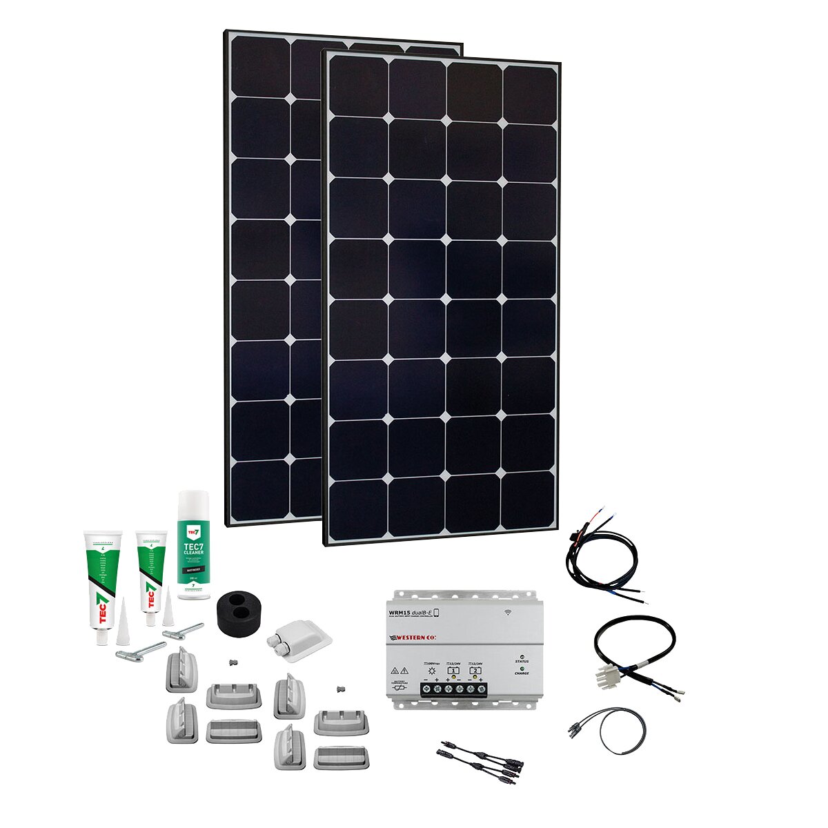 Phaesun Uniwersalny zestaw do przyczep kempingowych SPR z układem słonecznym Solar Peak MPPT