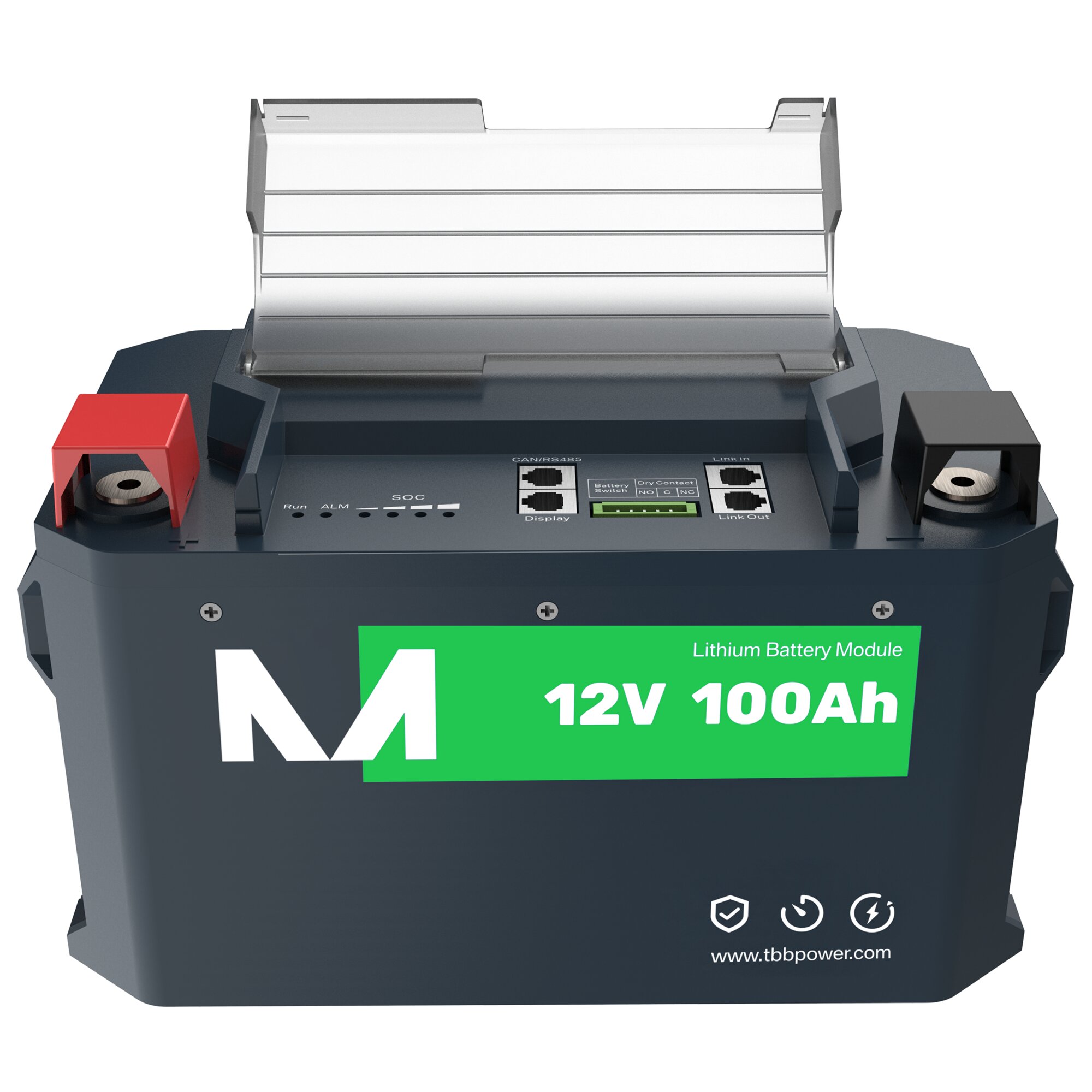 TBB Power Bateria litowa M12-100/P z elementem grzejnym LiFePO4