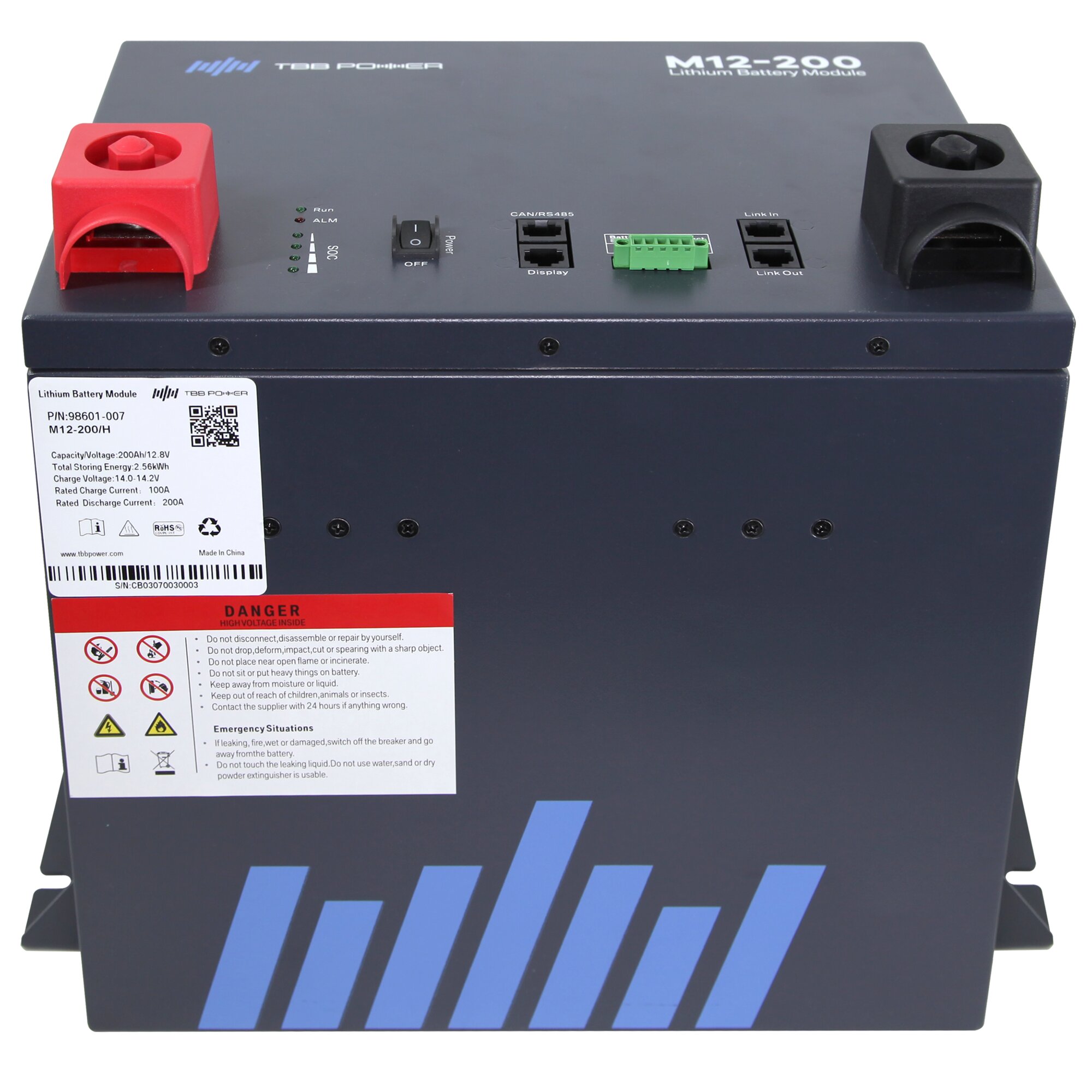 TBB Power Baterie litowe M12/H z elementem grzejnym, 210 Ah