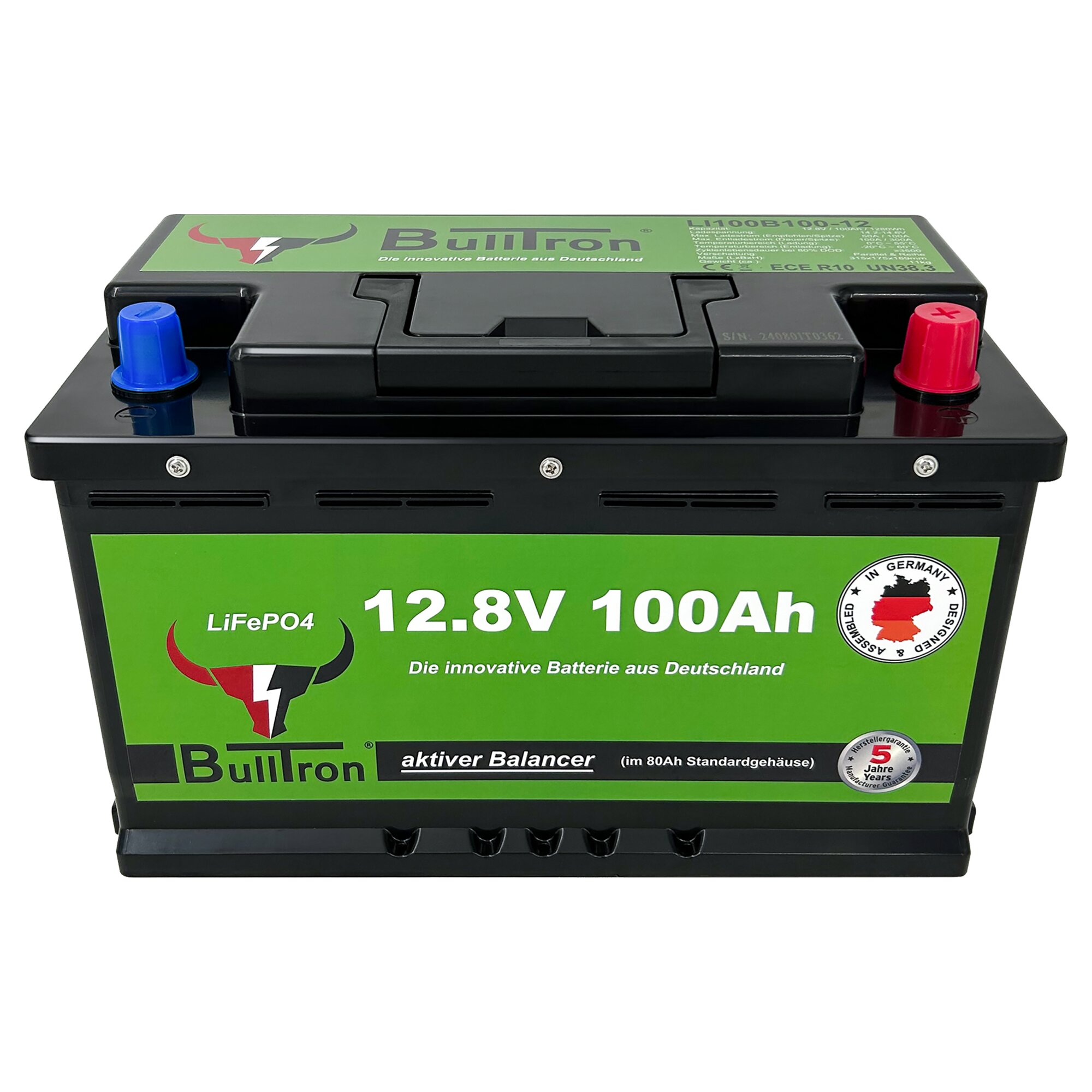 BullTron Standardowa bateria litowa, 100 Ah