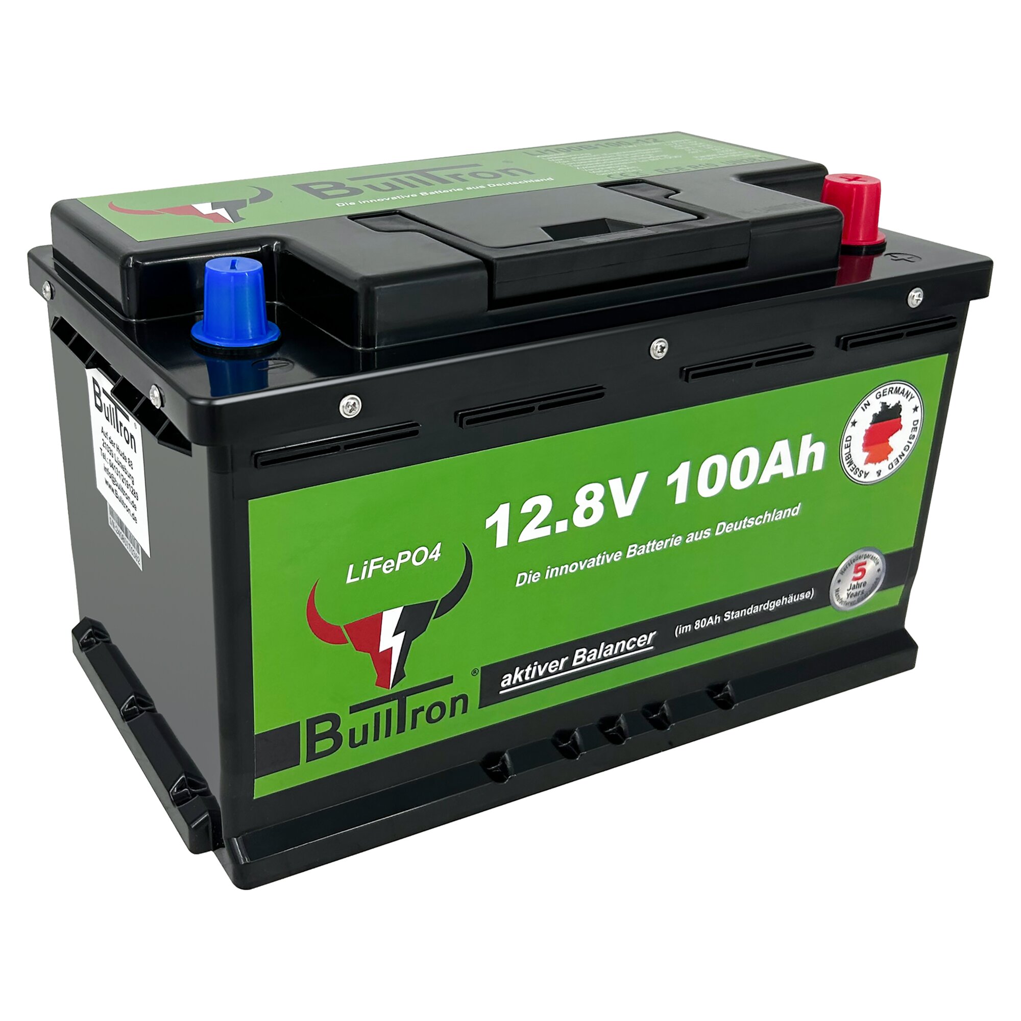 BullTron Standardowa bateria litowa, 100 Ah