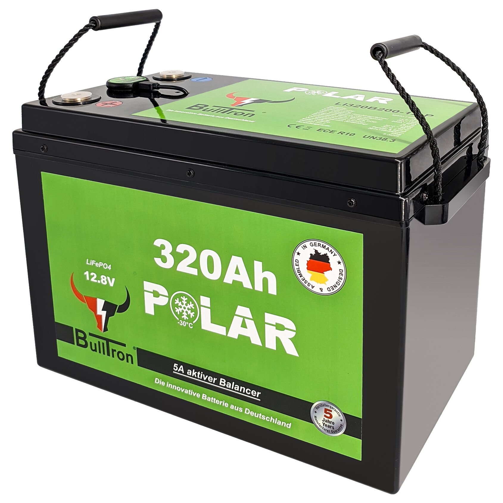 BullTron Akumulator litowy Polar, 320 Ah, pod siedzeniem do Fiata Ducato