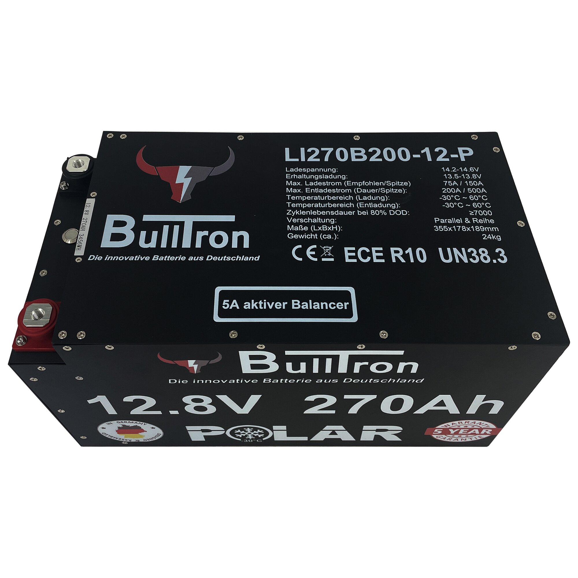 BullTron Bateria litowa polarna, 270 Ah