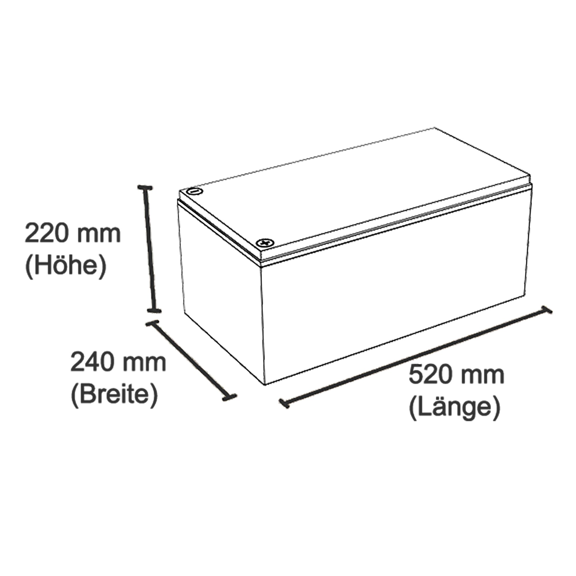 BullTron Bateria litowa polarna, 460 Ah