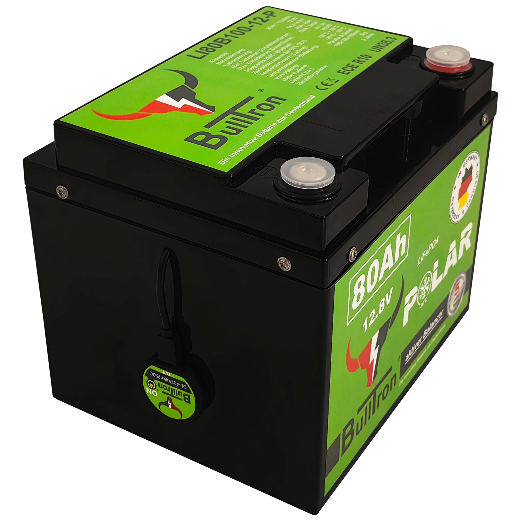 BullTron Bateria litowa polarna, 80 Ah