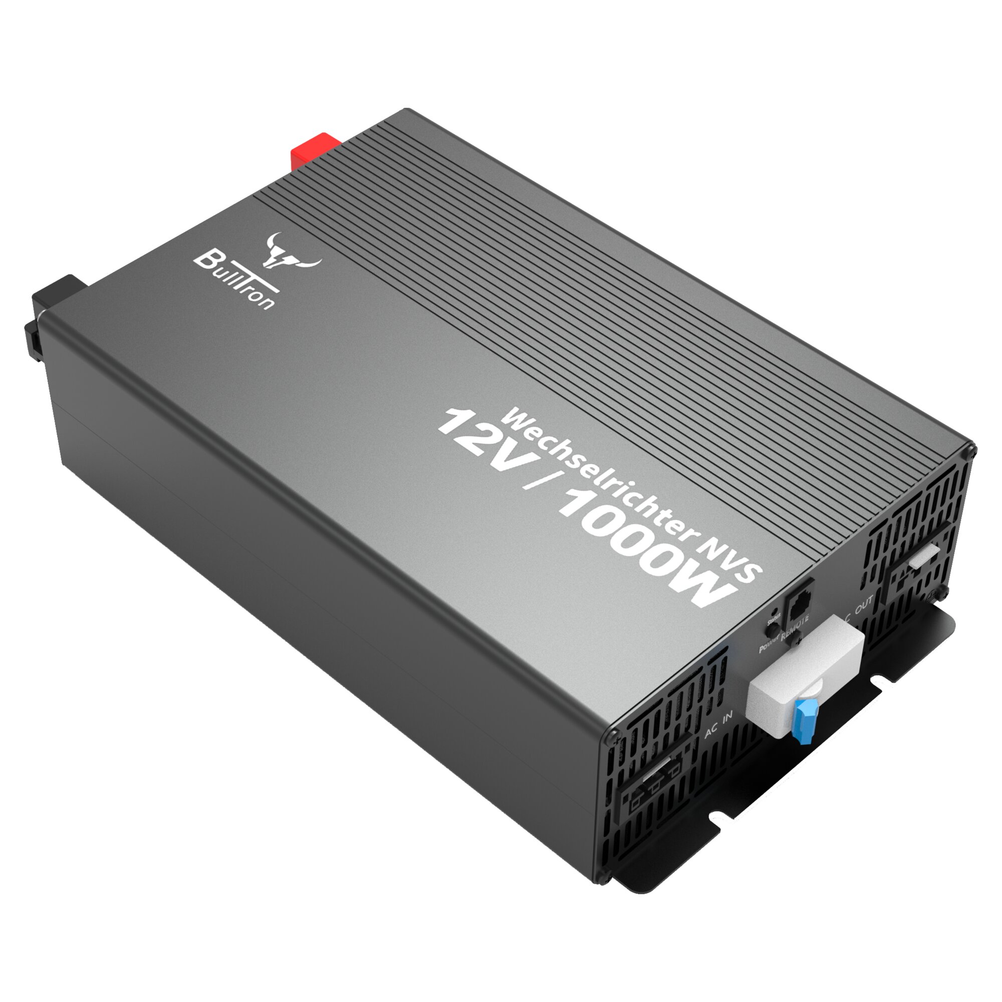BullTron Falownik 1000 W z wyłącznikiem priorytetu sieci