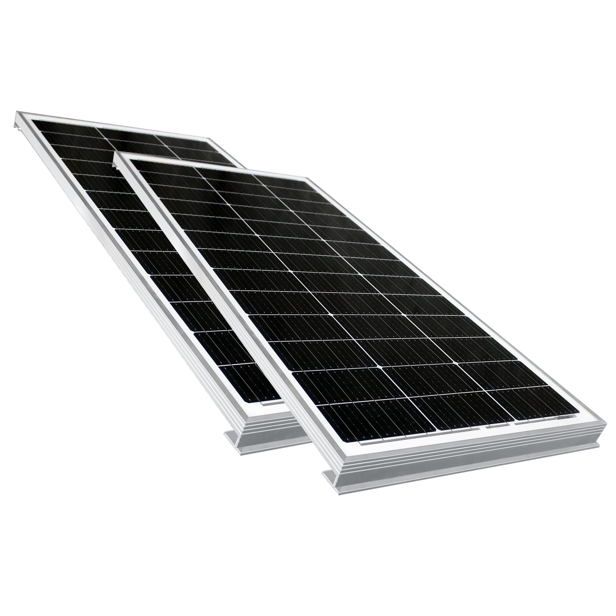 Alden Zestaw solarny HIGH POWER Easy Mount3 2 x 120 W z baterią sterownik solarny I-Boost MPP 370 W