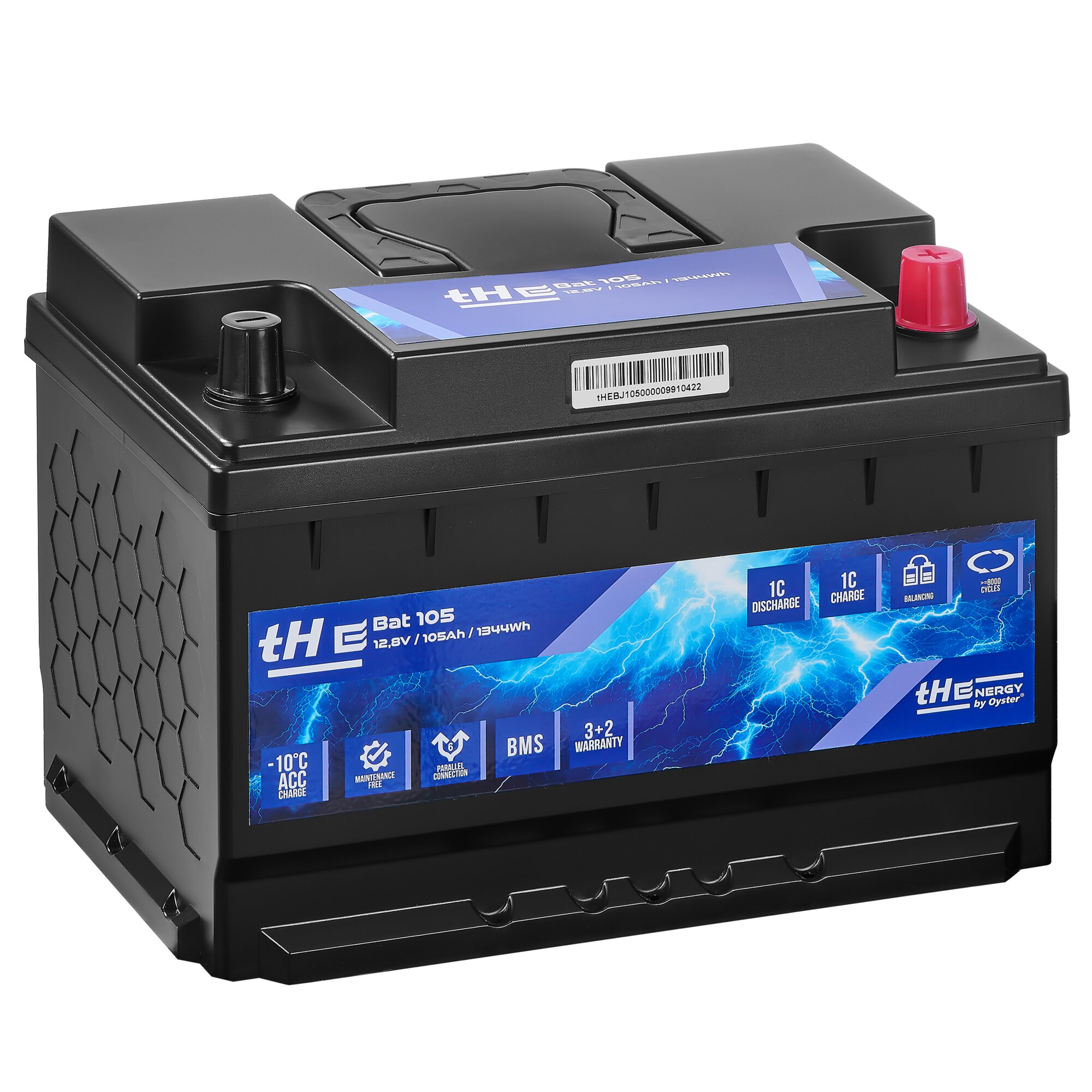 ten Haaft Bateria litowa LiFePO4 tHE Bat 105, 12,8 V, 105 Ah
