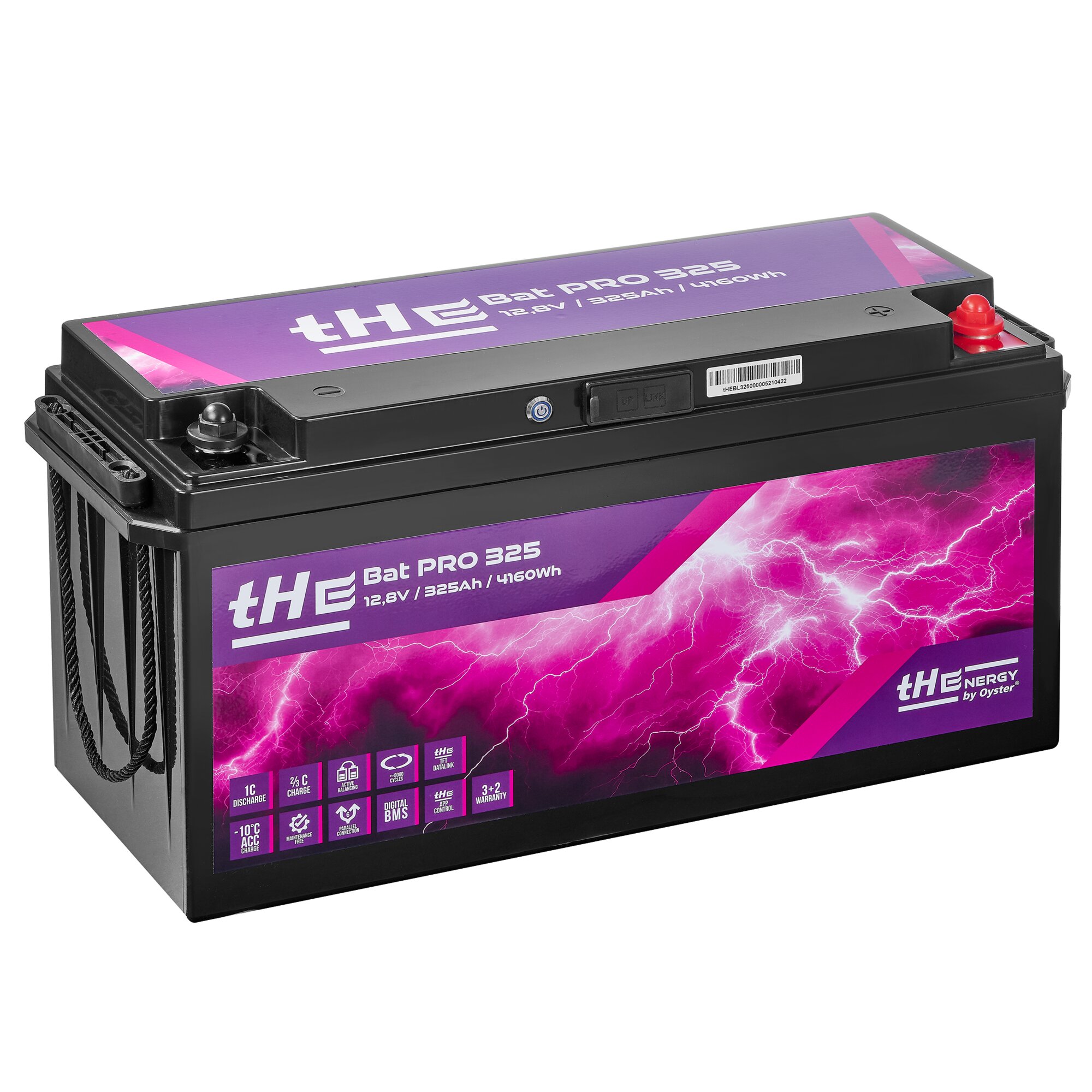 ten Haaft Bateria litowa Premium LiFePO4 tHE BatPro 325, 12,8 V, 325 Ah