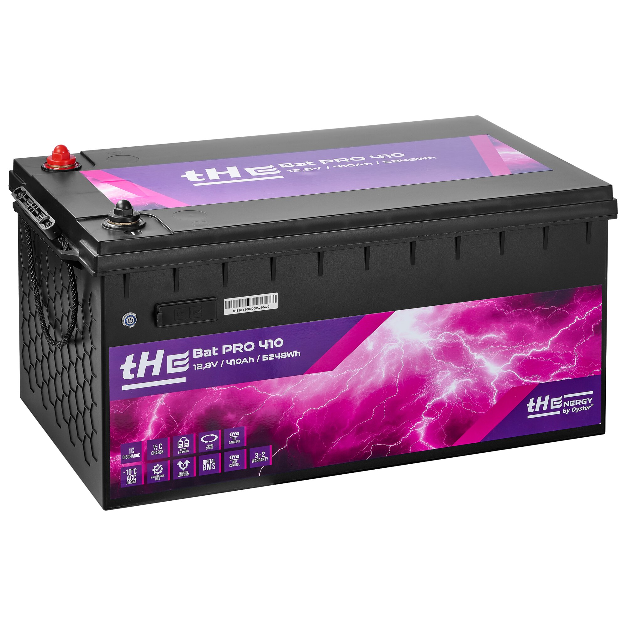 ten Haaft Bateria litowa Premium LiFePO4 tHE BatPro 410, 12,8 V, 410 Ah