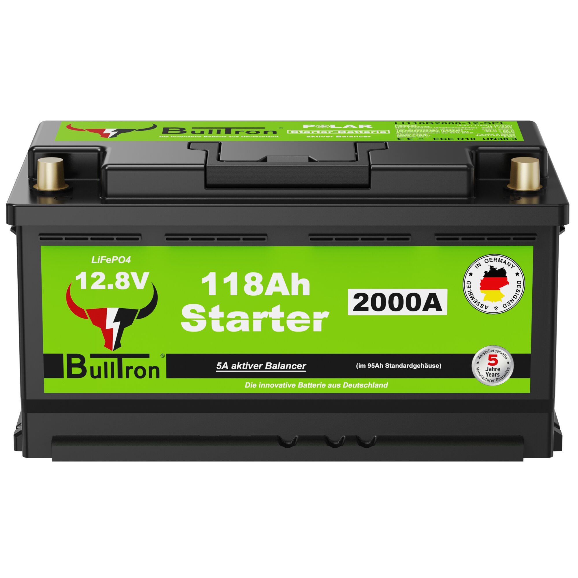 BullTron Litowy akumulator rozruchowy 118 Ah, L5