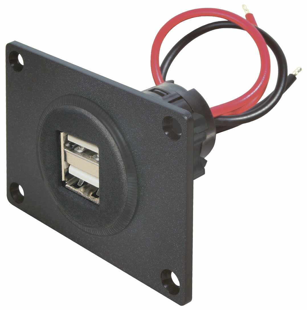 Pro Car Wbudowane gniazdo zasilania USB, 2 USB-A