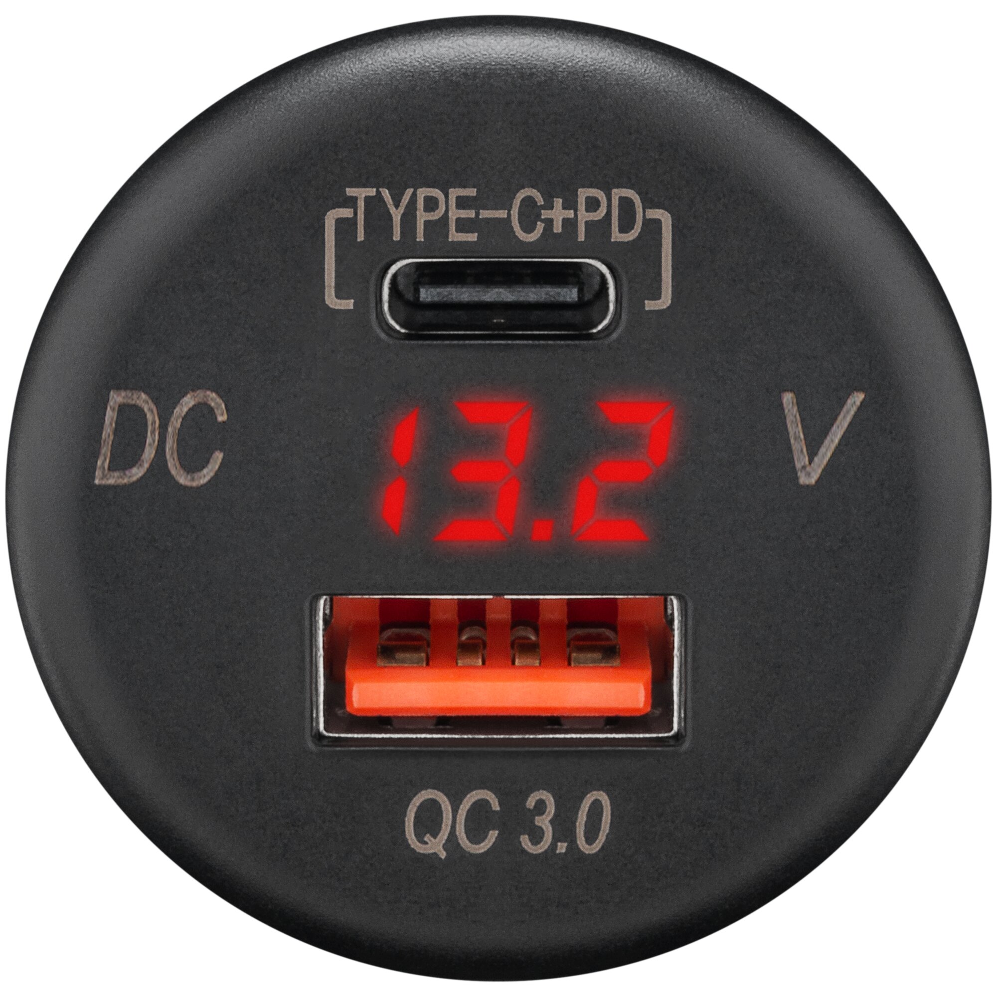 wentronic Wbudowana ładowarka USB-A | USB-C 18 W