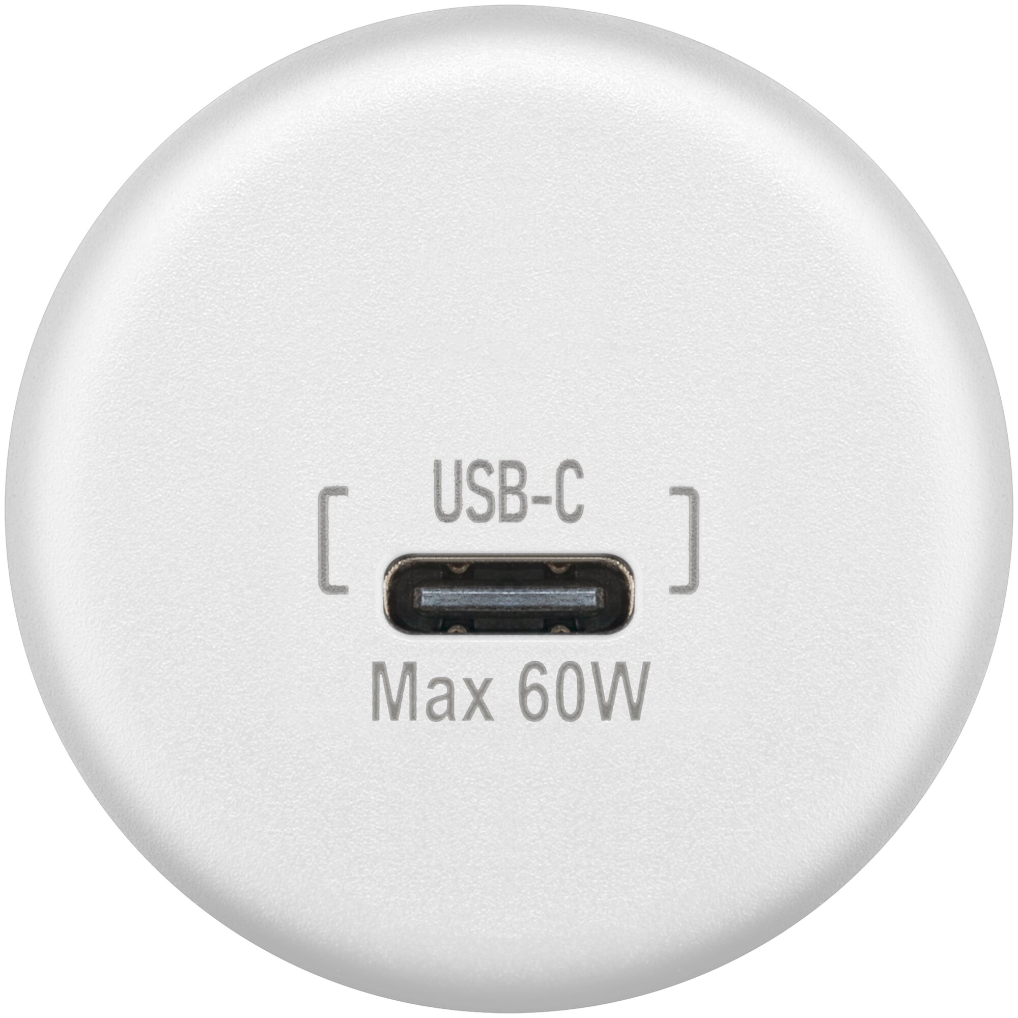 wentronic Wbudowana ładowarka USB-C 60 W, biała