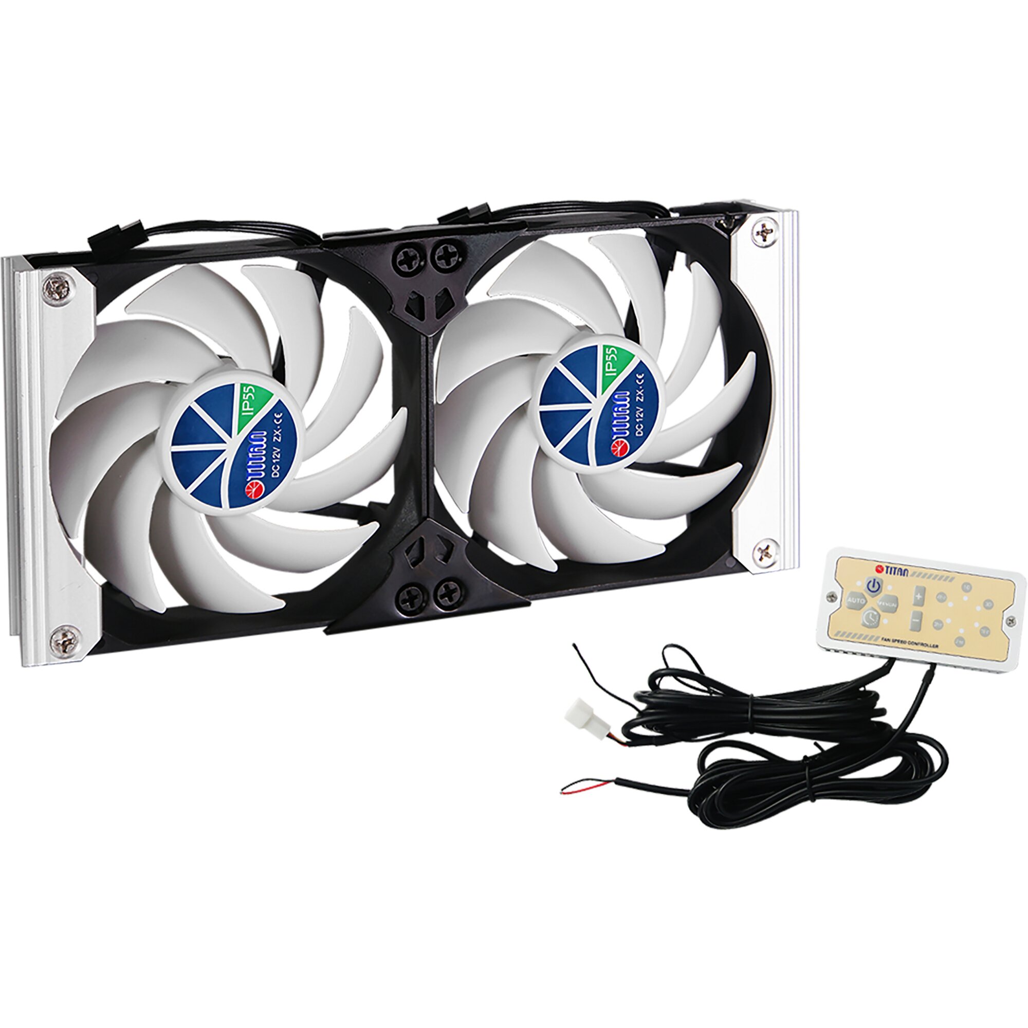 Titan Podwójny wentylator do lodówki Titan SC20V2+, ø 140 mm