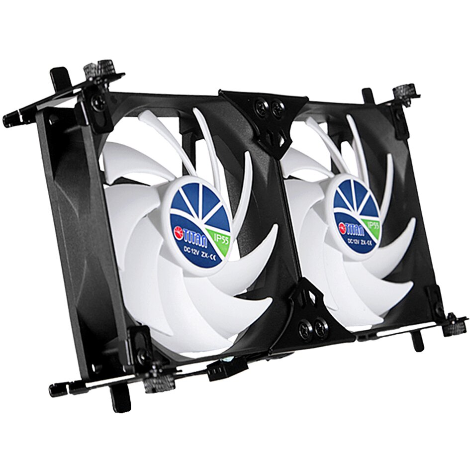 Titan Podwójny wentylator do lodówki Titan SC22V2+, ø 92 mm