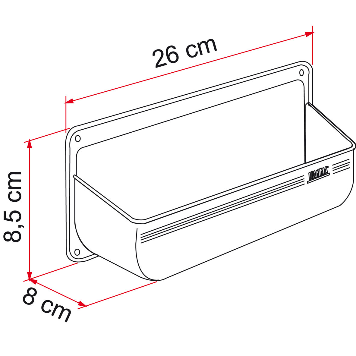 Fiamma Pojemnik do przechowywania, M