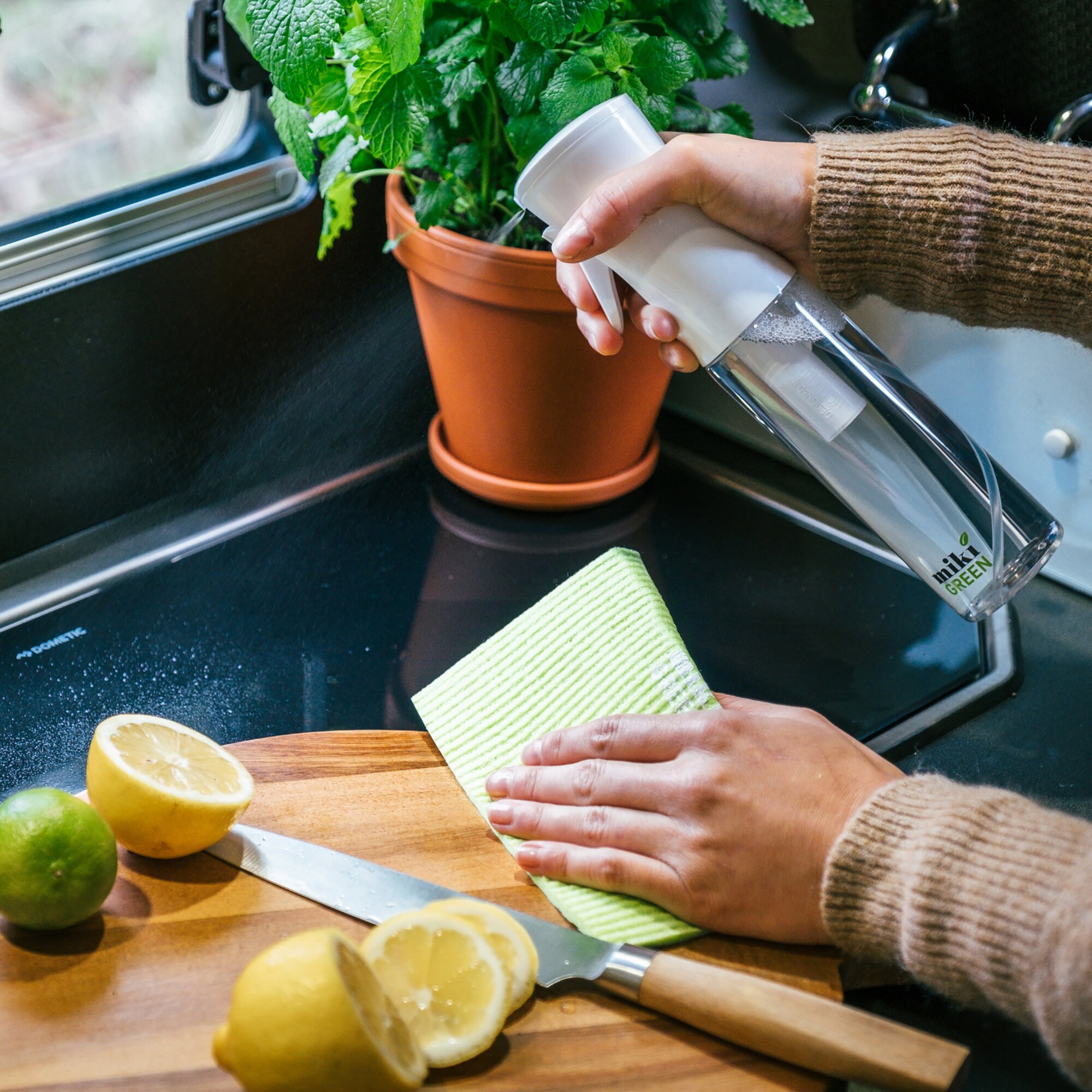mikiGREEN Butelka z sprayem mikiGREEN Miki.Misch.Flasche.