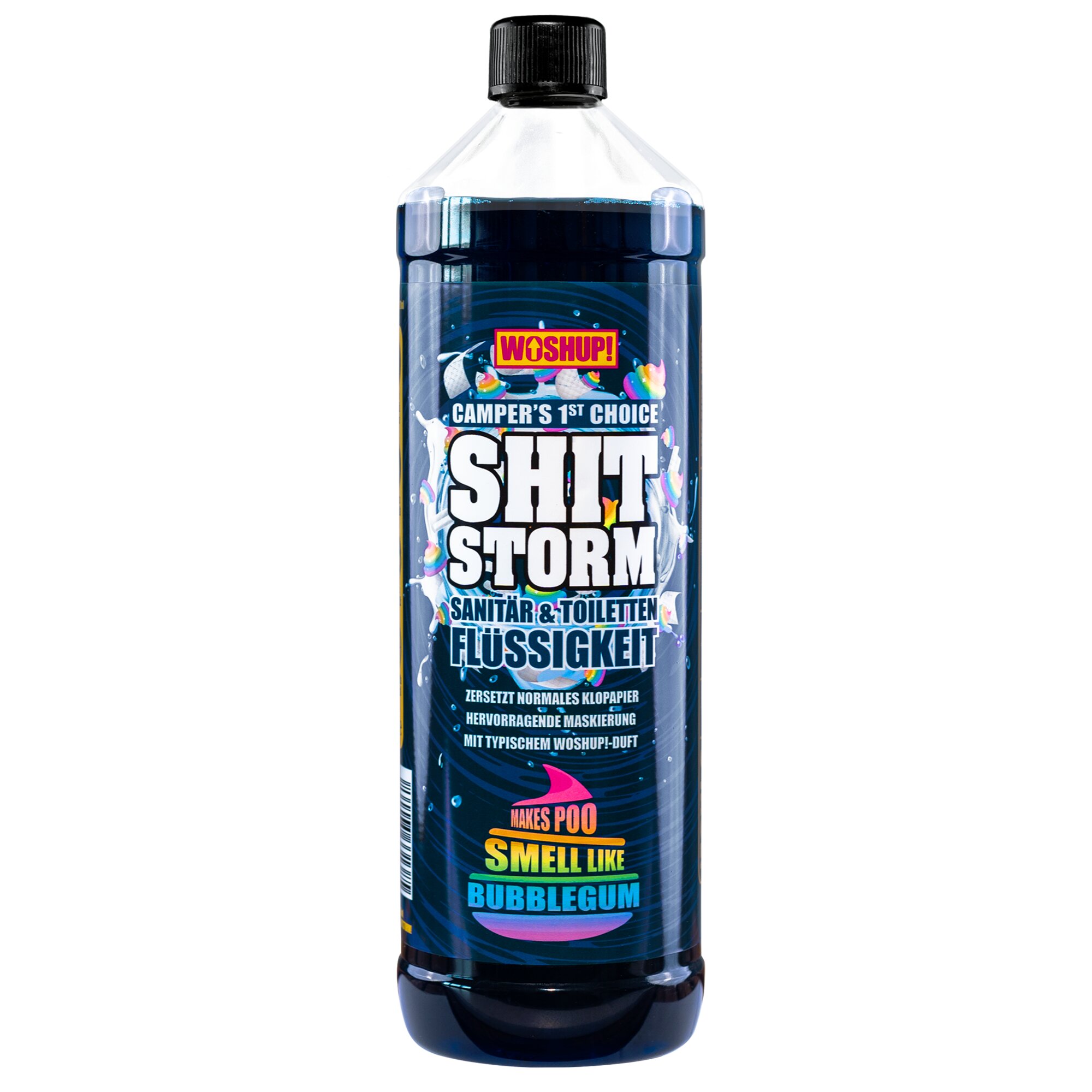 Woshup Dodatek do toalety Shitstorm Bubblegum, 1 l