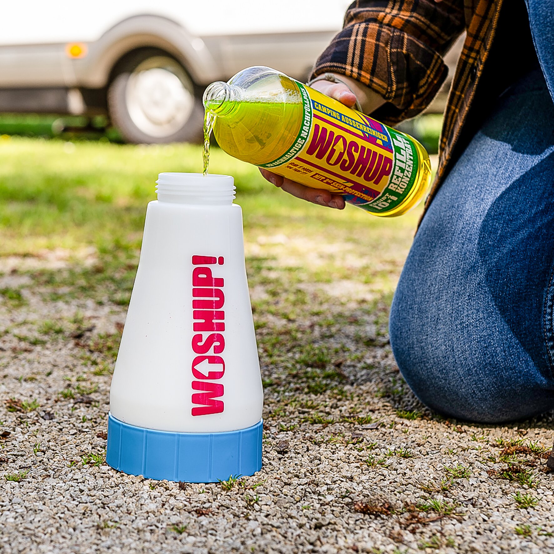 Woshup Koncentrat uzupełniający do środka czyszczącego kempingowego, 1 l