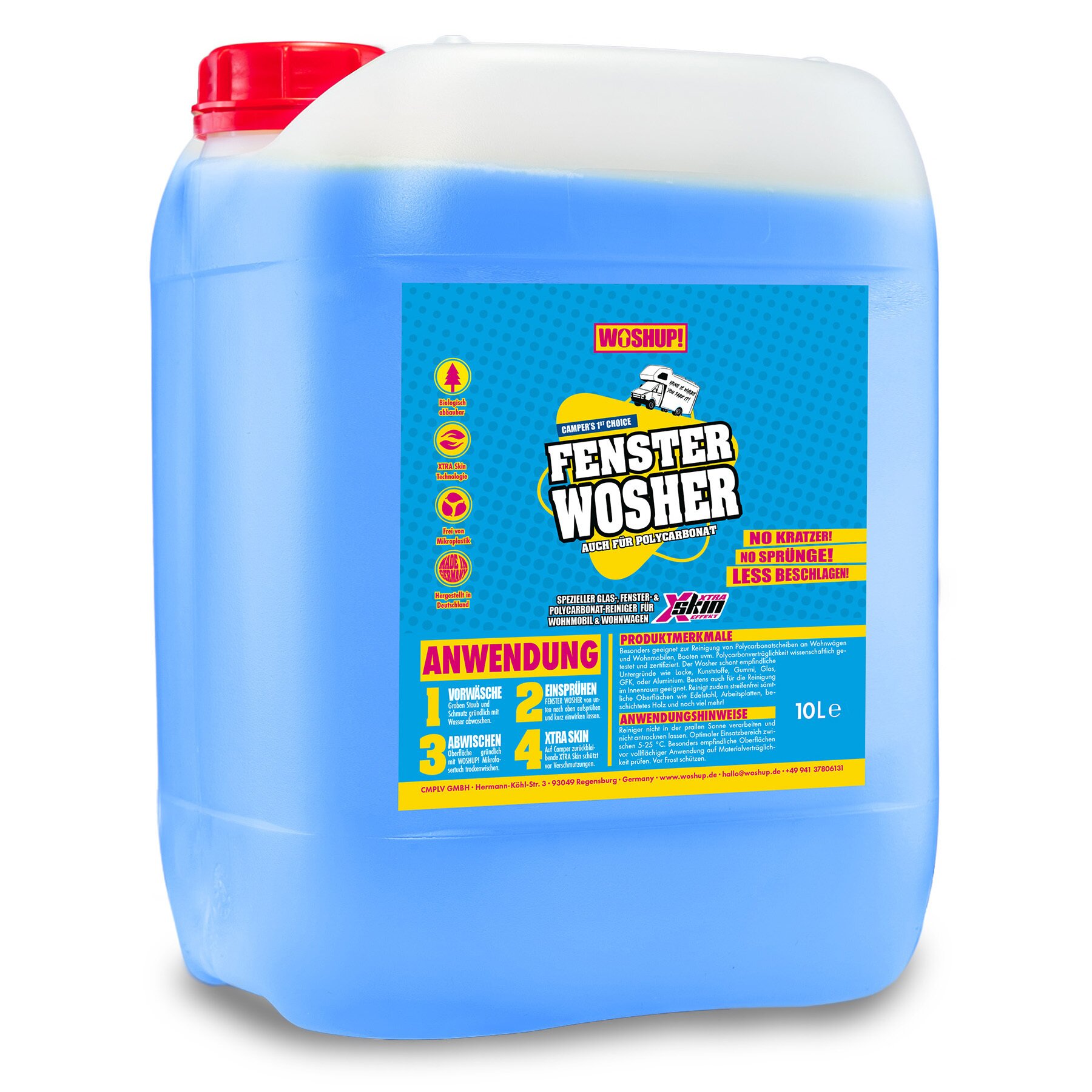 Woshup Środek do czyszczenia okien Fenster Wosher, 10 l