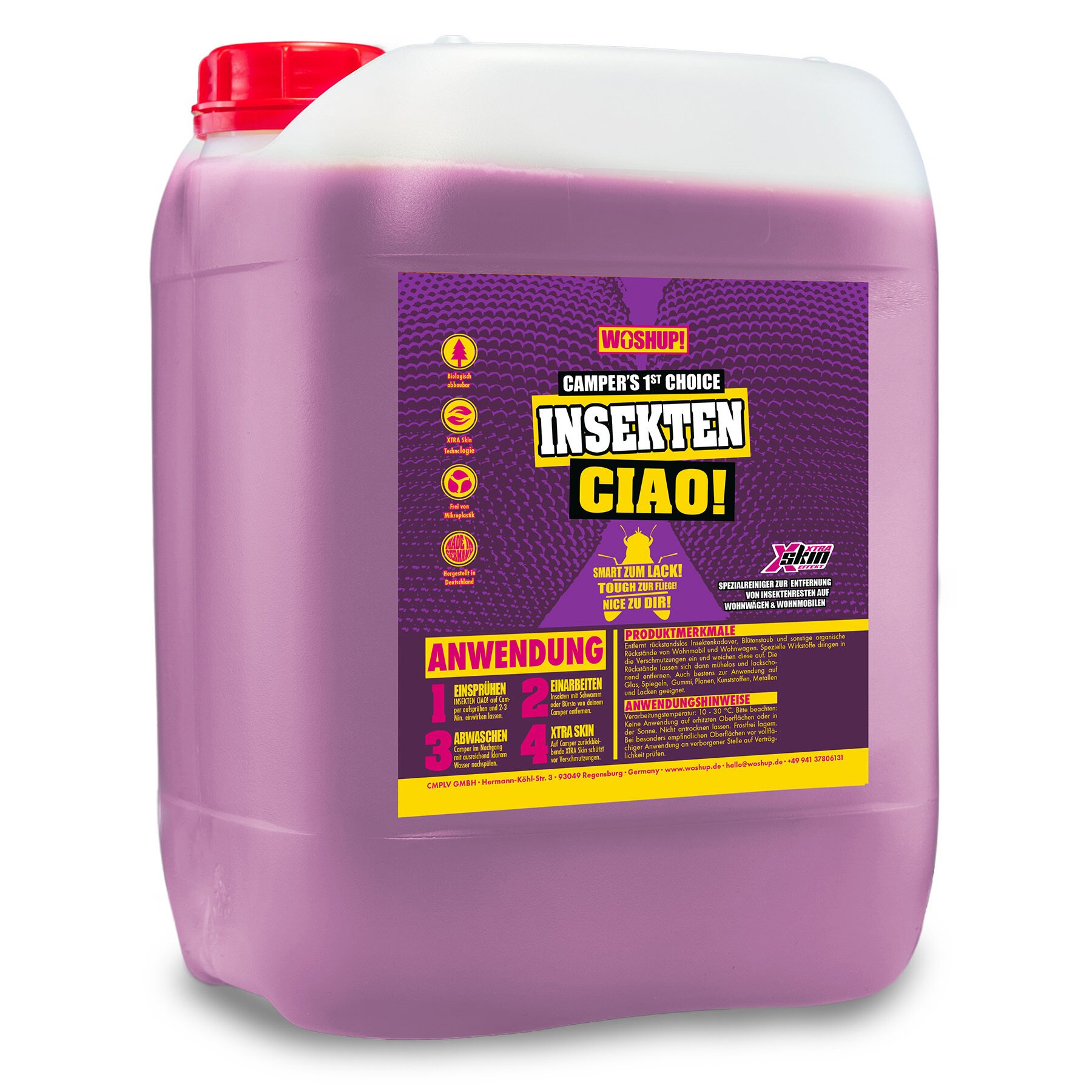 Woshup Środek do usuwania owadów Insekten Ciao, 10 l