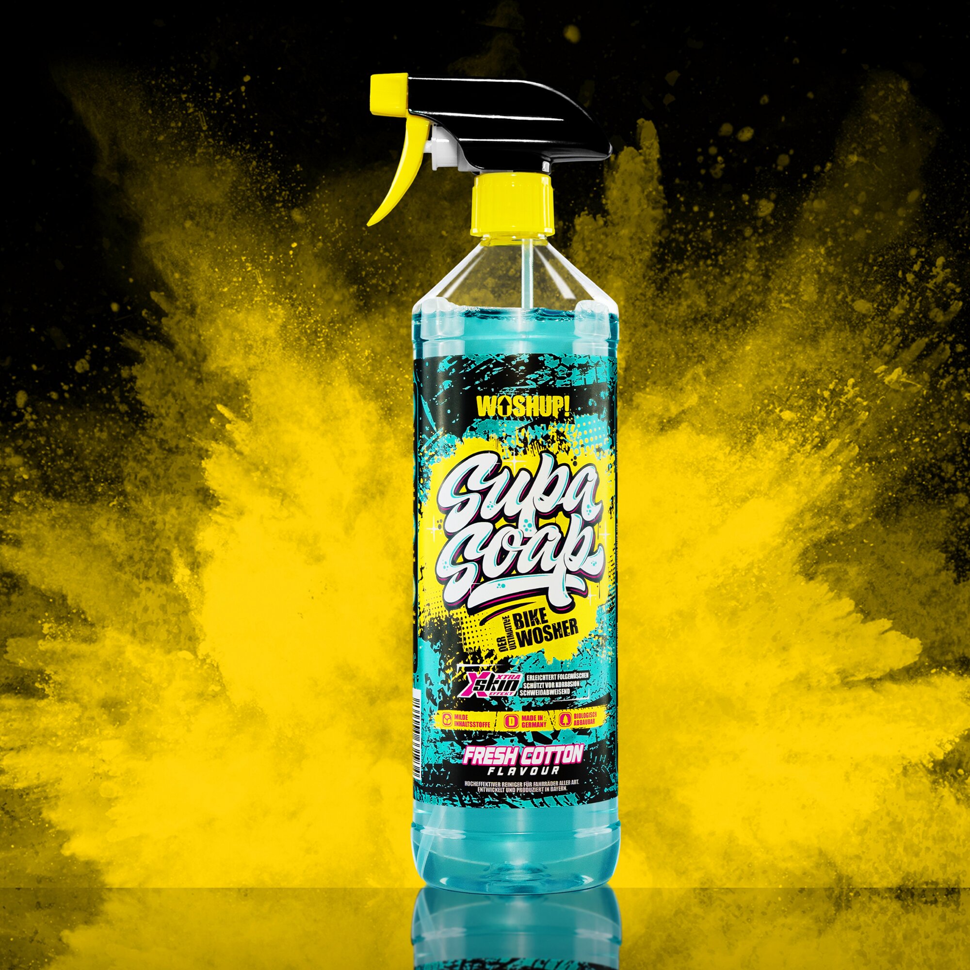 Woshup Mydło do czyszczenia rowerów Supa, świeża bawełna, 1 l