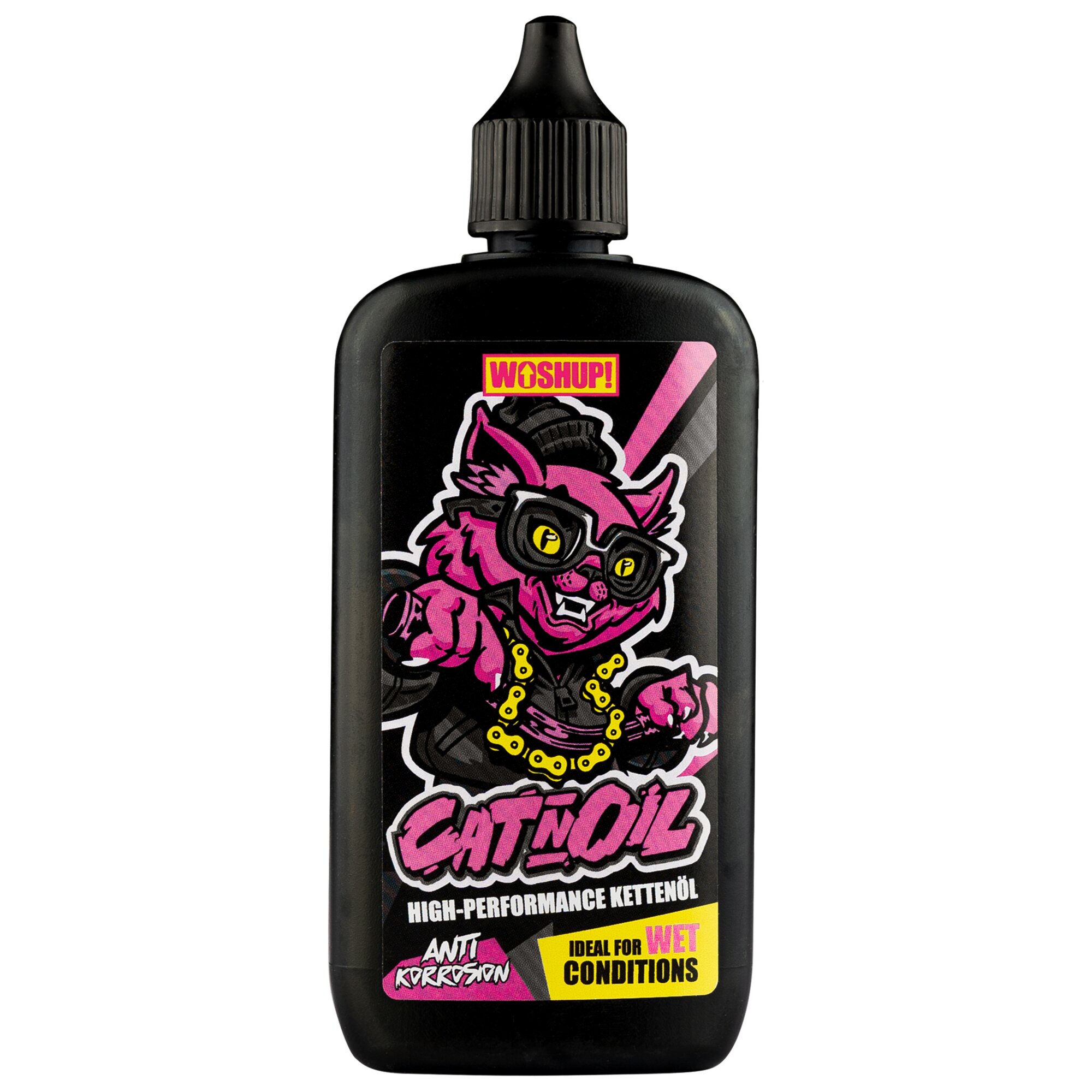 Woshup Olej do łańcucha rowerowego Cat'n'Oil WET, 100 ml