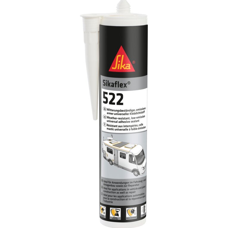 Sika® Sikaflex®-522 Klej i uszczelniacz, stalowoszary, 300 ml