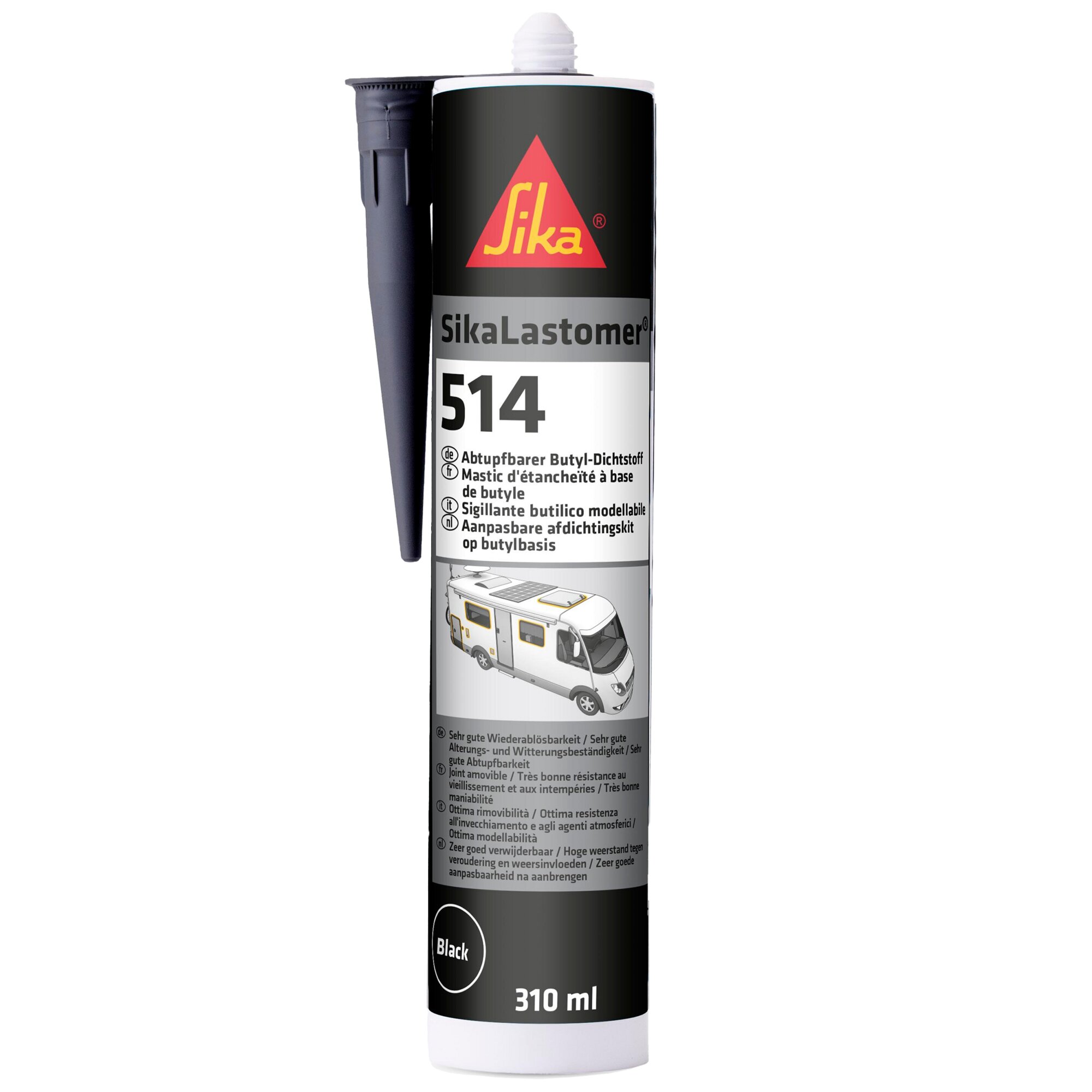 Sika® Uszczelniacz butylowy SikaLastomer®-514, czarny