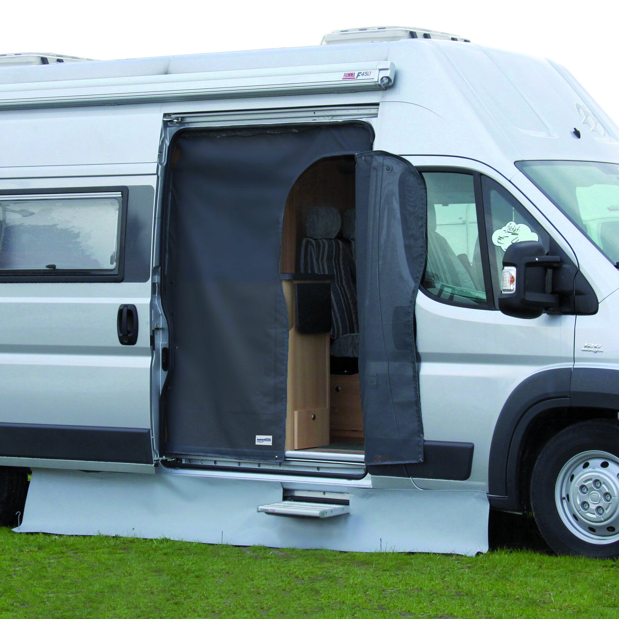 Hindermann Moskitiera Fiat Ducato, H1 – dach normalny, drzwi przesuwne