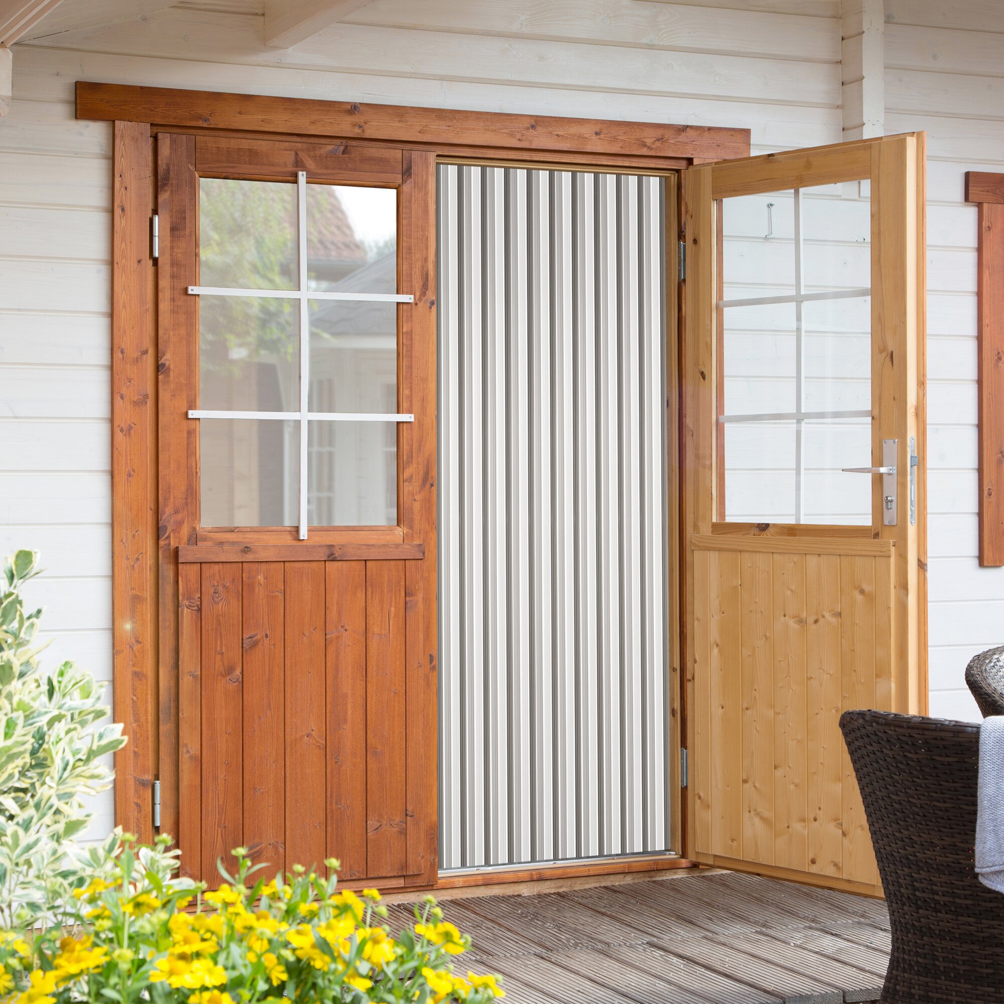 Conacord Zasłona paskowa, szara