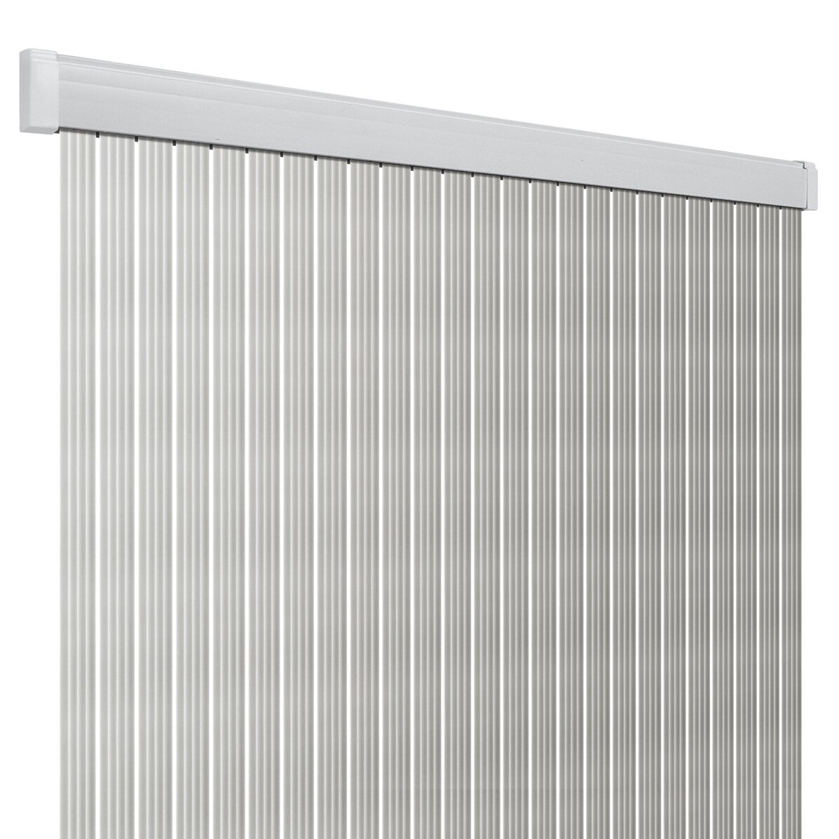  Taśma do zasłony drzwi Lux, srebrna, 100 cm