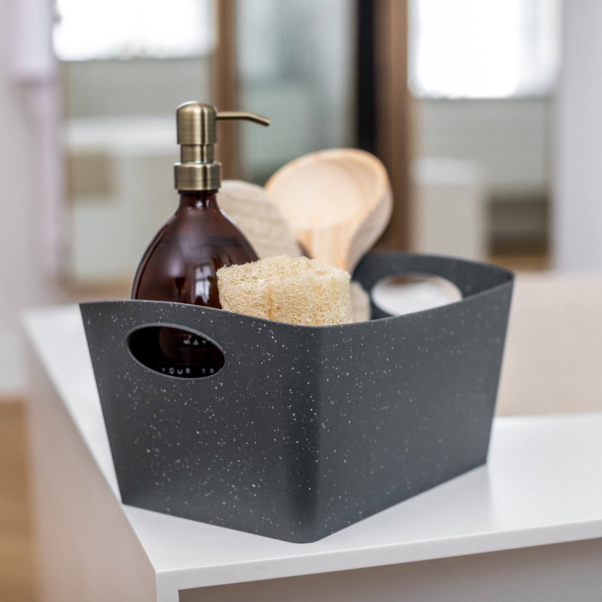 koziol Pudełko do przechowywania BOXXX M, szare 3,5 L