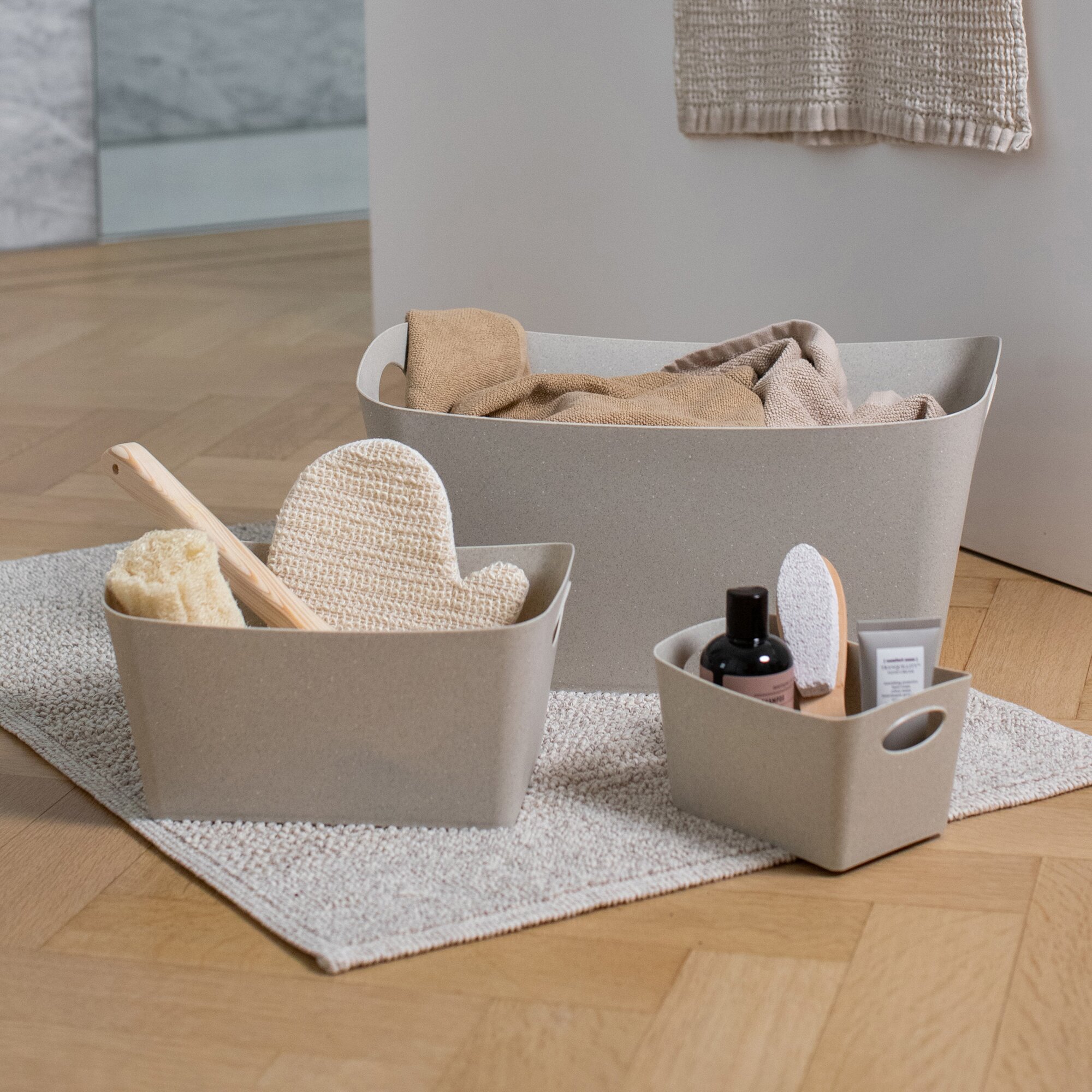 koziol Pudełko do przechowywania BOXXX M, piasek 3,5 L