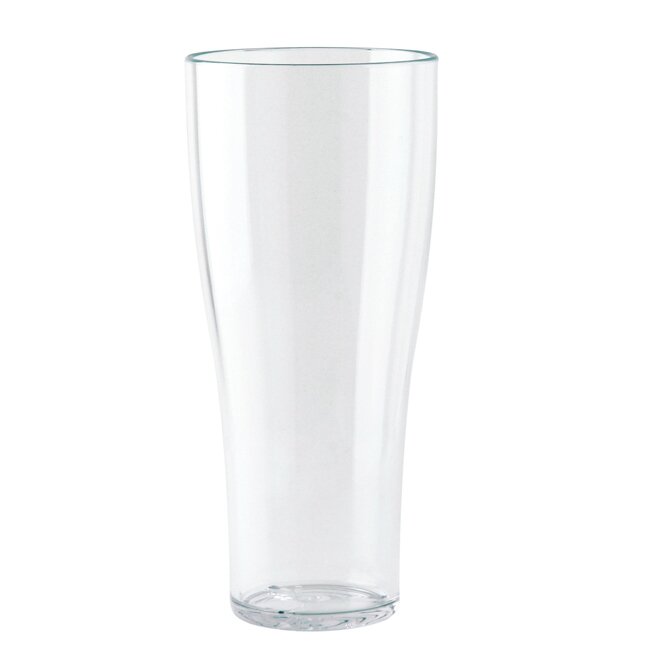 Waca Szklanki kempingowe Premium PC/SAN – doskonale przezroczyste, szklanka do piwa pszenicznego, 500 ml