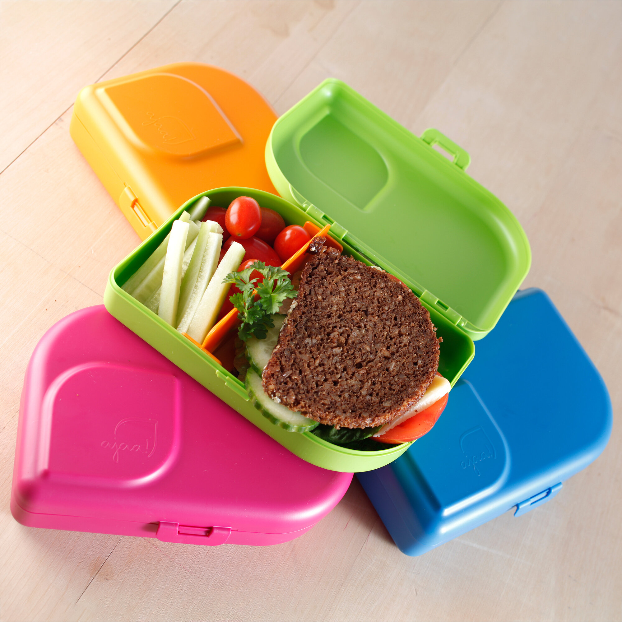 ajaa Pudełko śniadaniowe, niebieskie