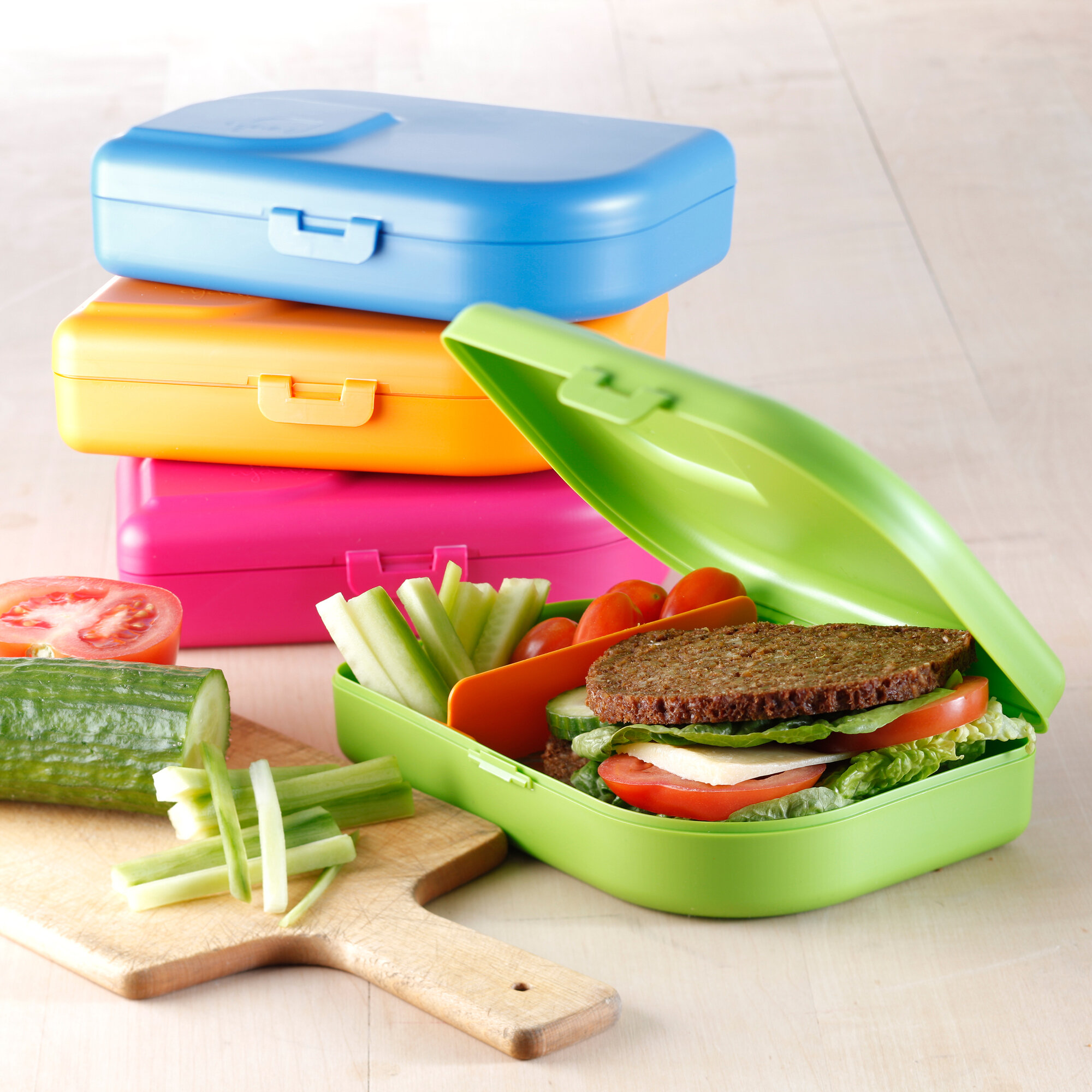 ajaa Pudełko śniadaniowe, różowe