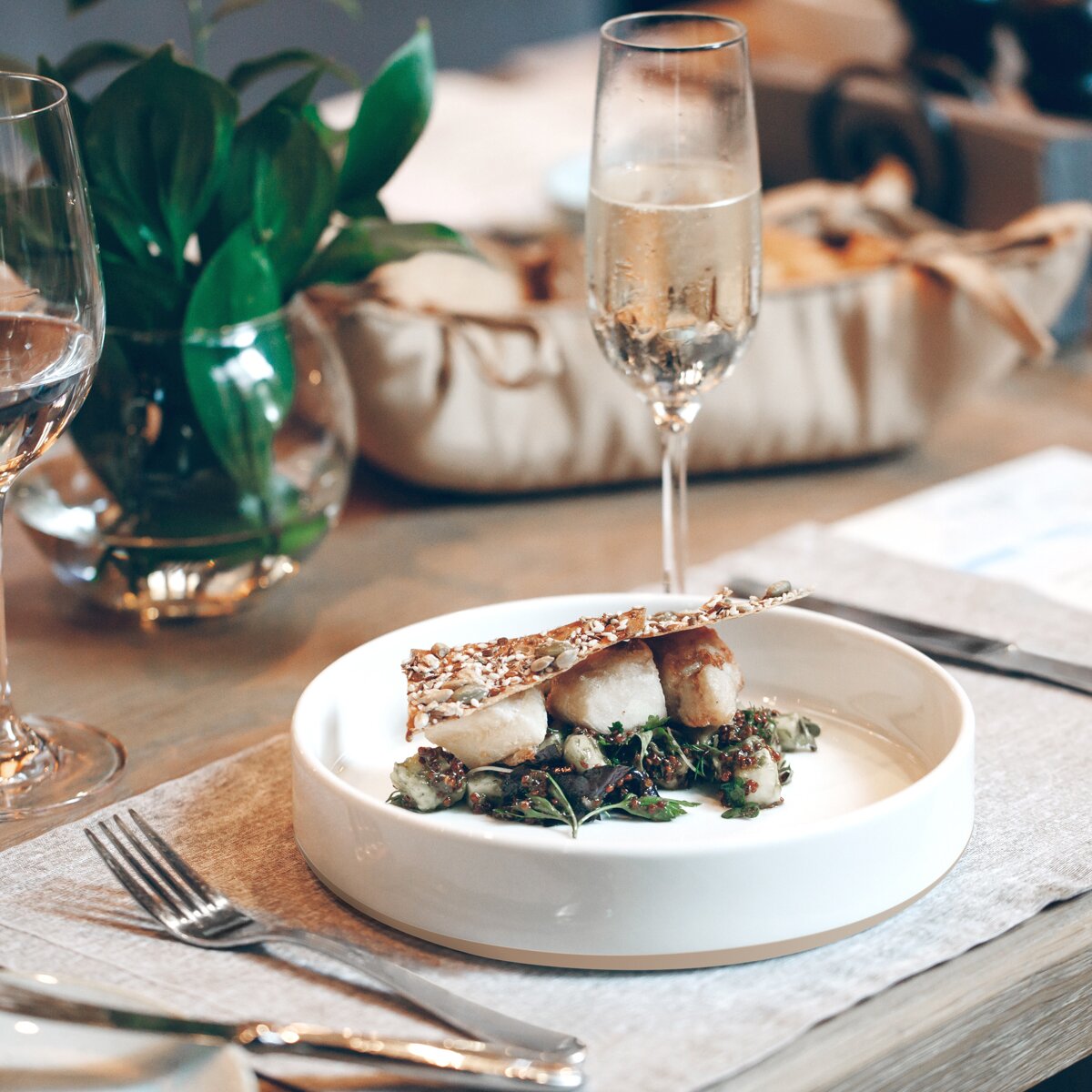 Brunner Zestaw zastawy stołowej 6 w 1 Odette, biały