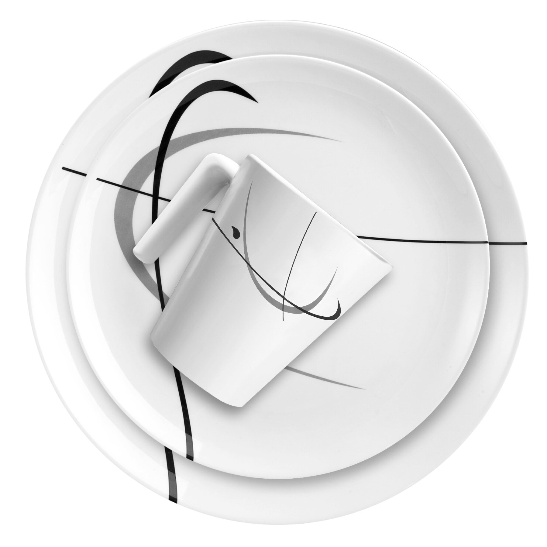 Brunner Seria zastawy stołowej Serenada, zestaw zastawy stołowej 16 sztuk