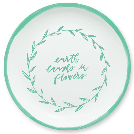 Waca Zestaw zastawy stołowej Wiosna w kolorze zielonym